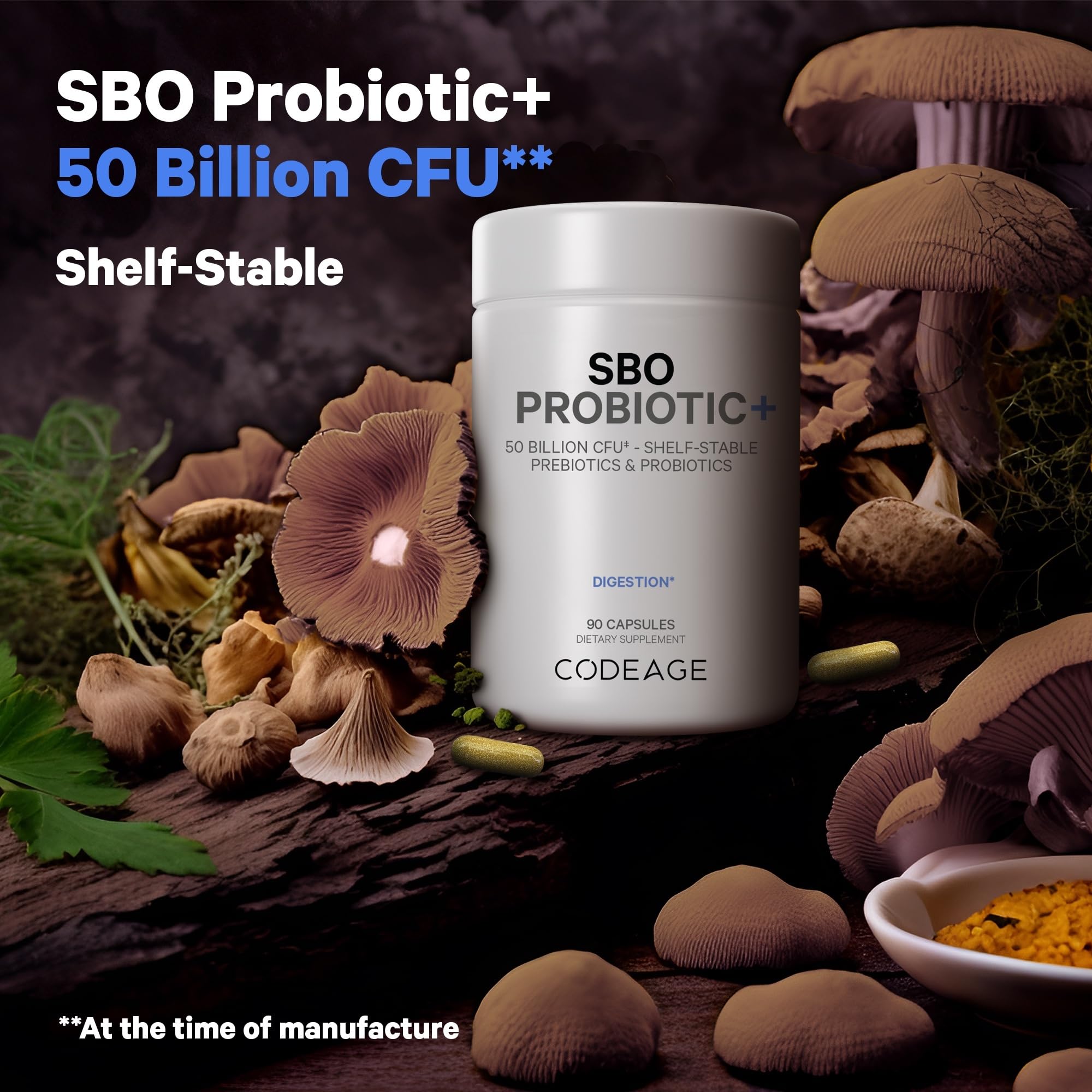 Codeage - Multi Collagen Protein + SBO Probiotics 50 Billion CFU Bundle Codeage uk supplements