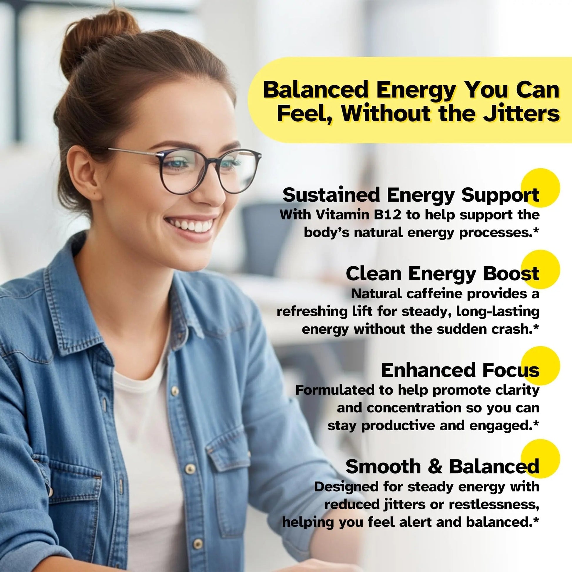 Energy Patches – 30 Plant-Based Patches with Biotin, Caffeine & Ginseng – Gentle Daily Support for Focus, Alertness & Vitality – Vegan Formula, 1 Month Supply Vitalumina uk supplements