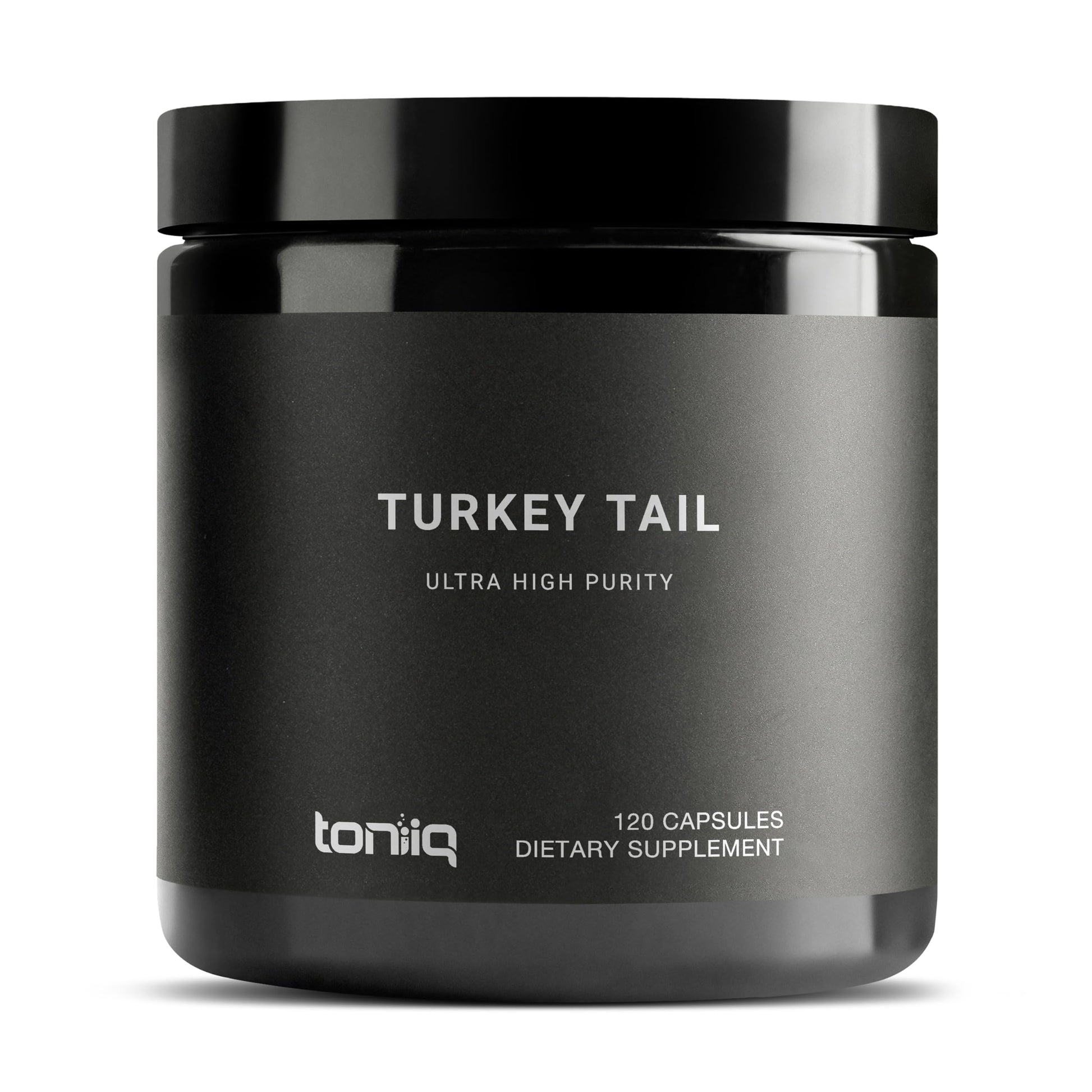 Toniiq Turkey Tail Mushroom Capsules - Ultra High Potency with 20% Beta Glucans - Highly Concentrated - Third-Party Lab Tested - 120 Capsules Toniiq uk supplements