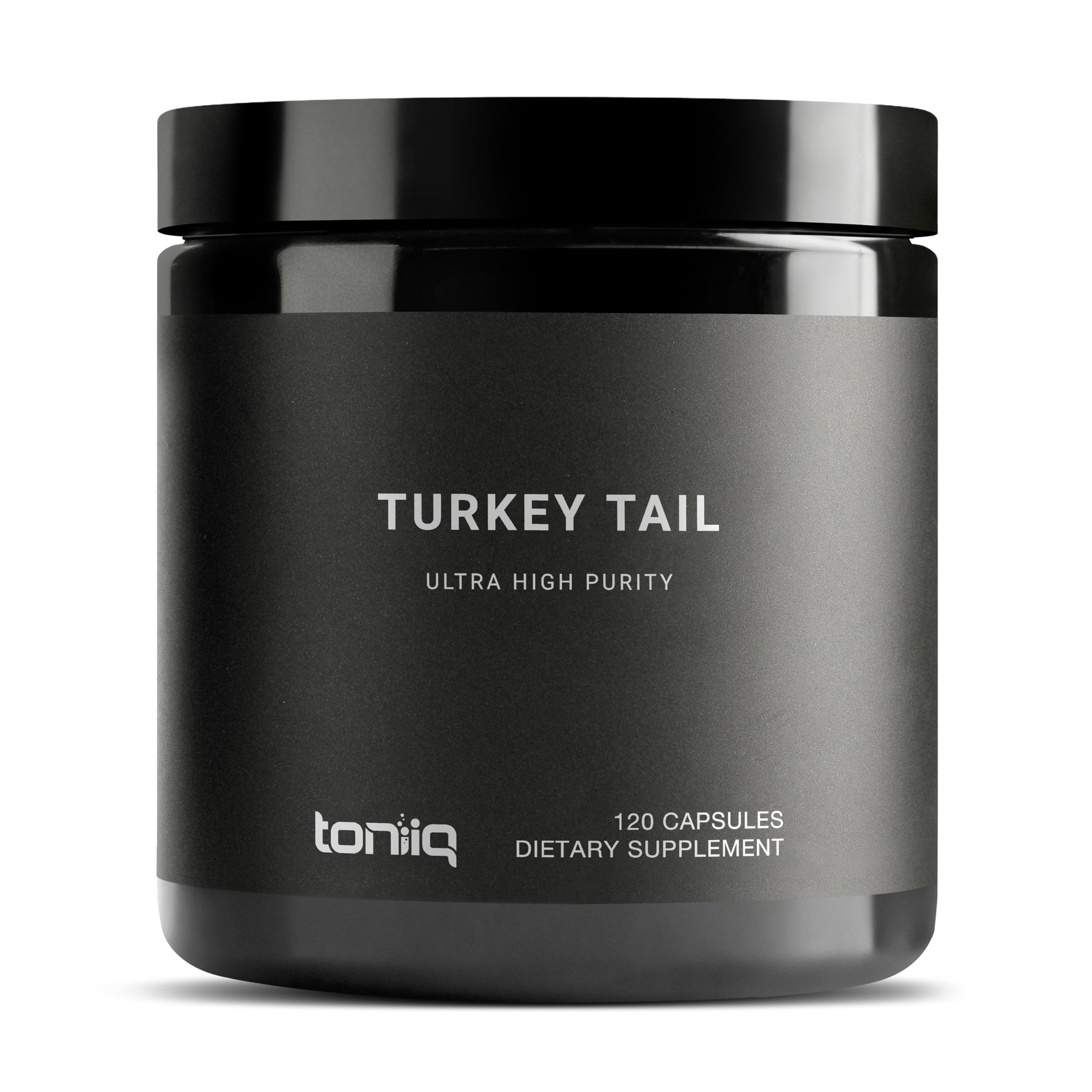 Toniiq Turkey Tail Mushroom Capsules - Ultra High Potency with 20% Beta Glucans - Highly Concentrated - Third-Party Lab Tested - 120 Capsules Toniiq uk supplements