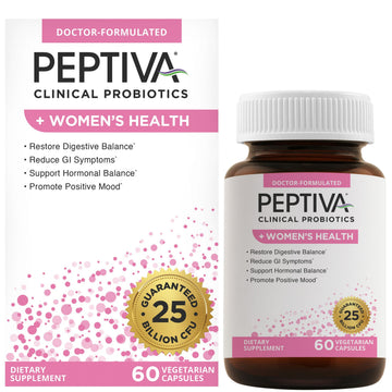 Peptiva Probiotics for Women's Health - Women's Probiotic and Digestive Support Peptiva uk supplements