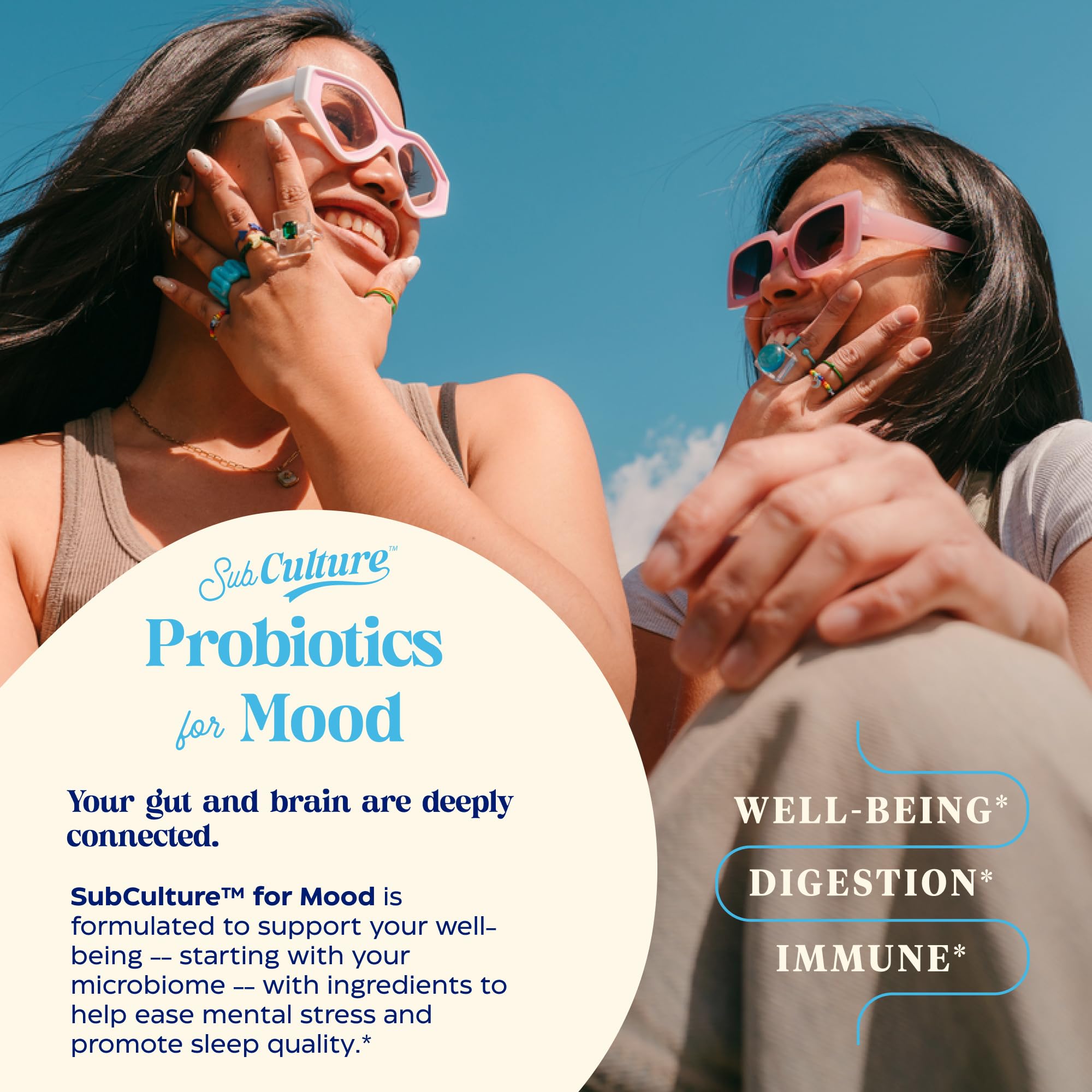 Enzymedica SubCulture Probiotics for Mood, Stress, & Sleep, 50 Billion CFU, Promotes Relaxation, Immune + Digestive Health & Regularity, 30 Count Enzymedica uk supplements