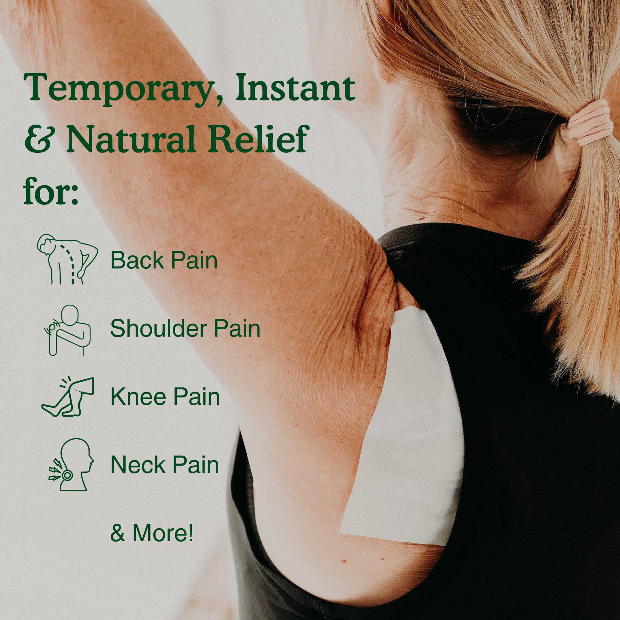 Nature's Willow Natural Pain Relief Patches for Muscles & Joints | Fast-Acting with White Willow Bark | Free from Artificial Fragrances & Dyes | 6 Patches per Pack (3-Pack) Nature's Willow uk supplements