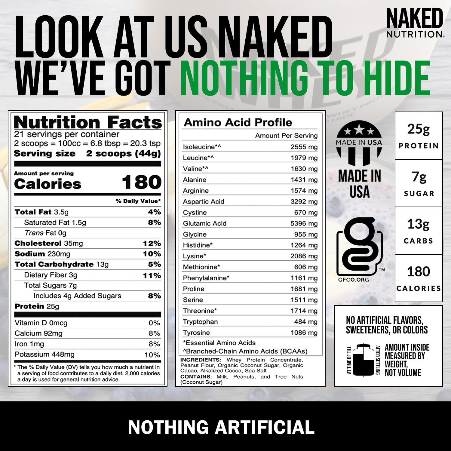 NAKED Whey Protein Powder (Chocolate PB, 2 LB) NAKED uk supplements
