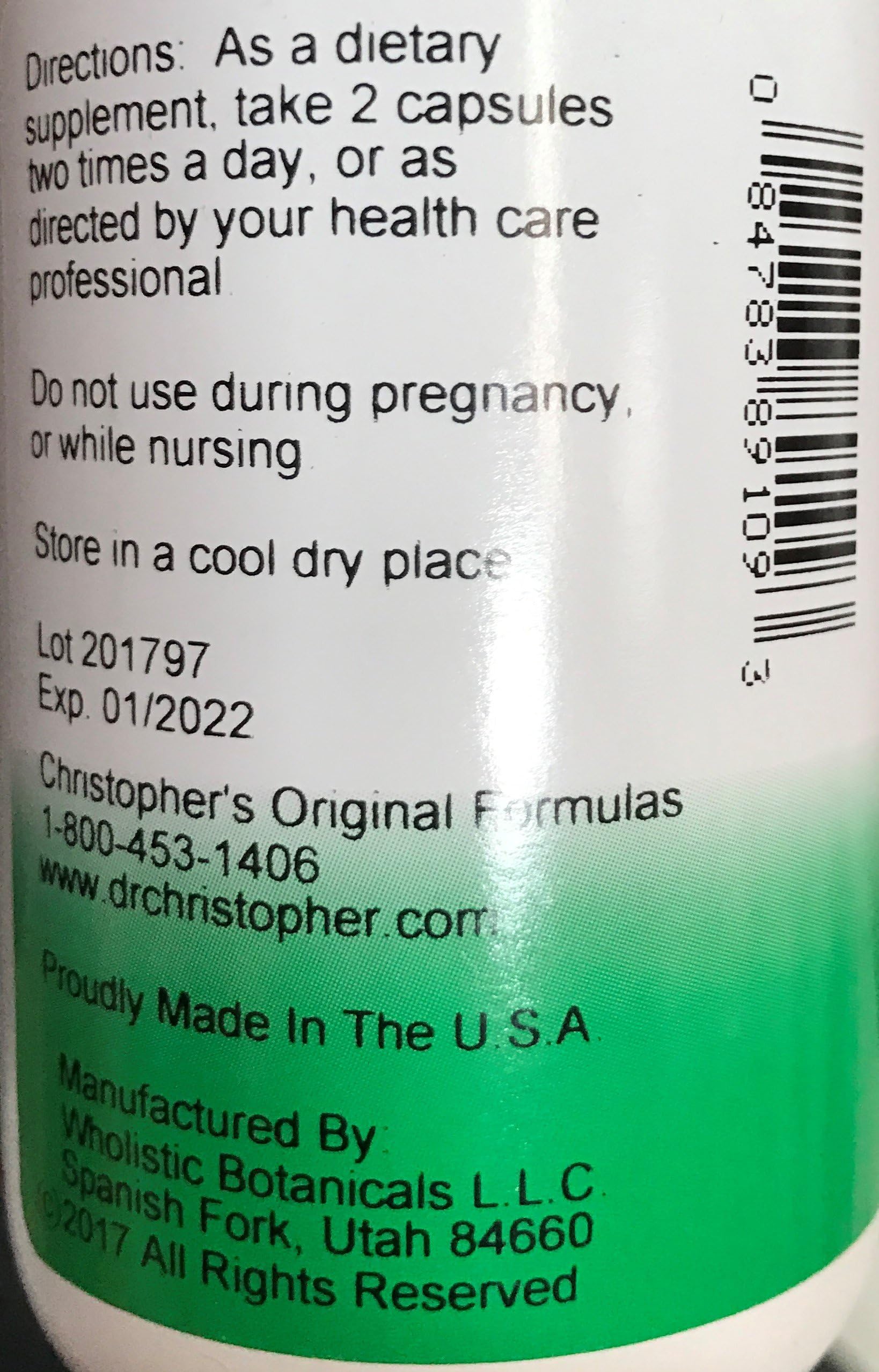 Christopher's Original Formulas Sinus Plus, Sinus Support Capsules, Whole Herb Synergistic Blend, 100 Count Christopher's Original Formulas uk supplements