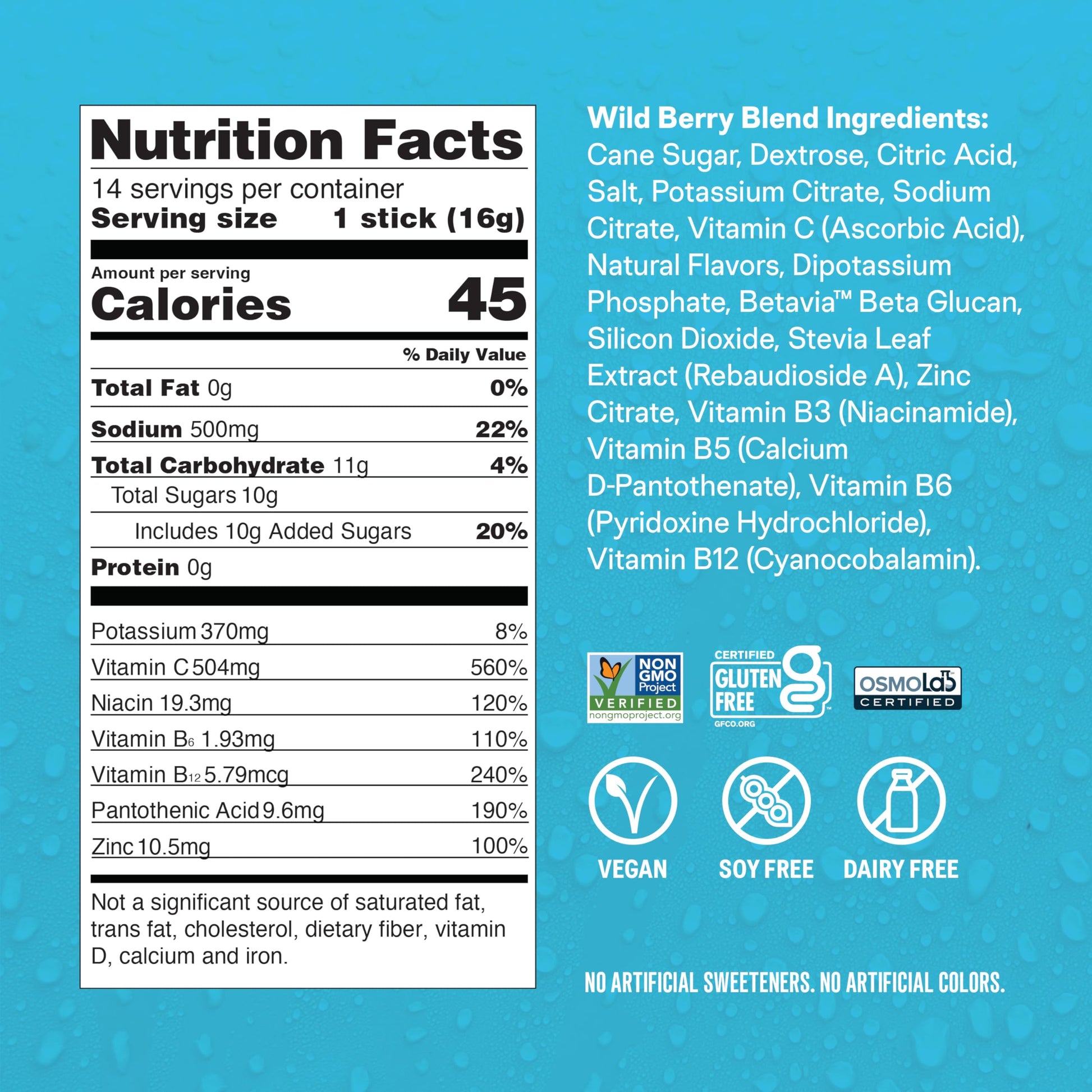 Liquid I.V.® Hydration Multiplier +Immune Support - Wild Berry Blend | Electrolyte Powder Drink Mix | 1 Pack (14 Servings) Liquid I.V. uk supplements