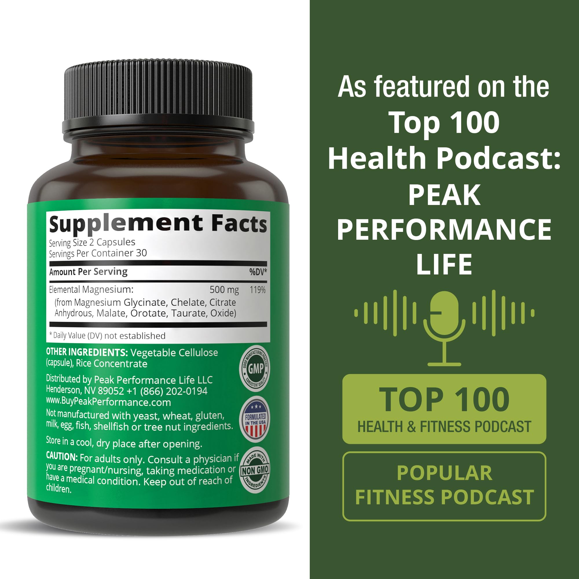Magnesium Glycinate + Citrate + Malate + Chelate + Orotate + Taurate + Oxide. 7 Forms of Magnesium Complex. 500mg Supplement Capsules for Women & Men. 2 Pills for Sleep, Leg Cramps, Muscles Peak Performance uk supplements