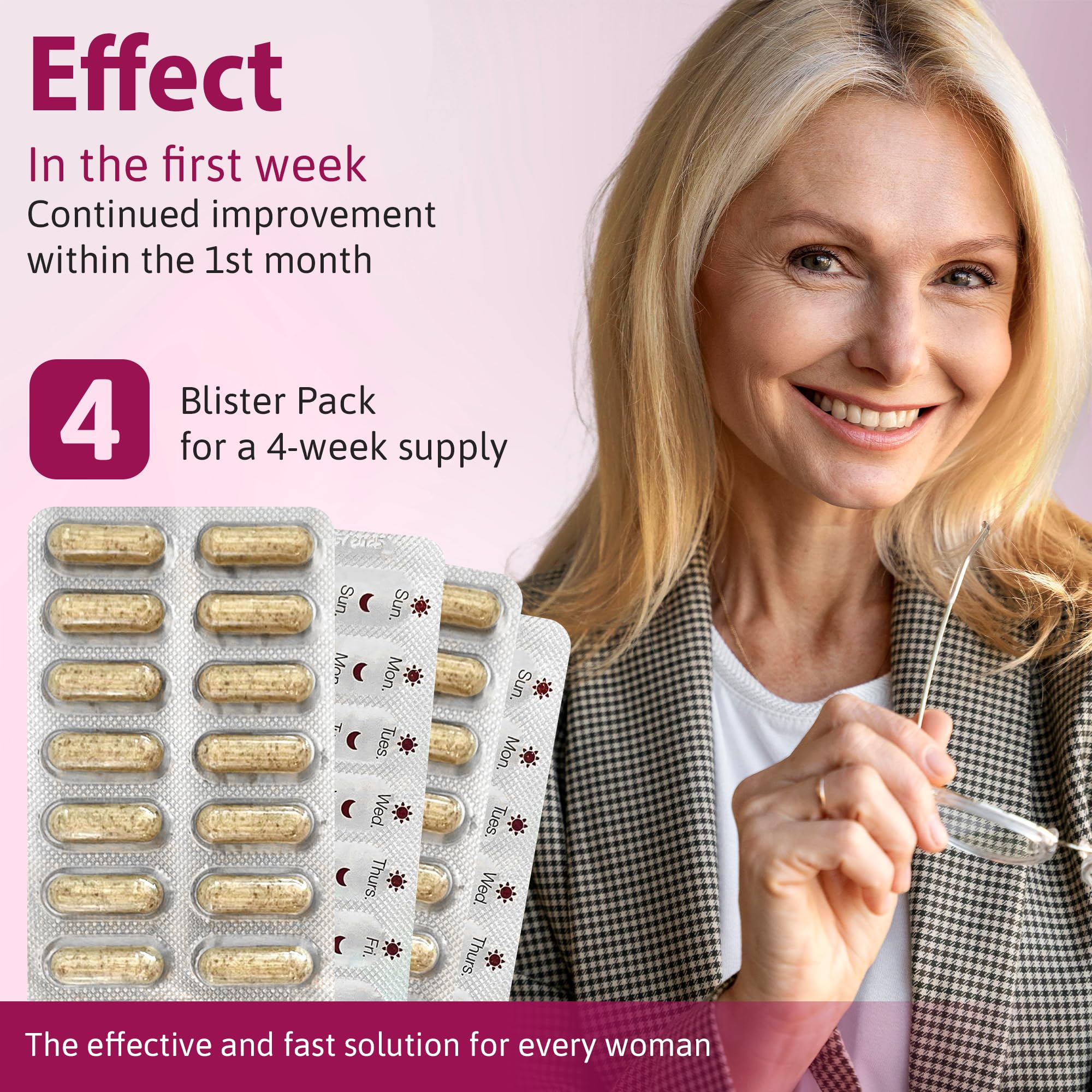 Femarelle® Recharge – Menopause Supplement for Women - Clinically Proven Menopause Relief - Hot Flashes, Night Sweats, Sleep & Libido Support Within 1st Month, Gluten-Free, GMO-Free & Hormone Free Femarelle uk supplements