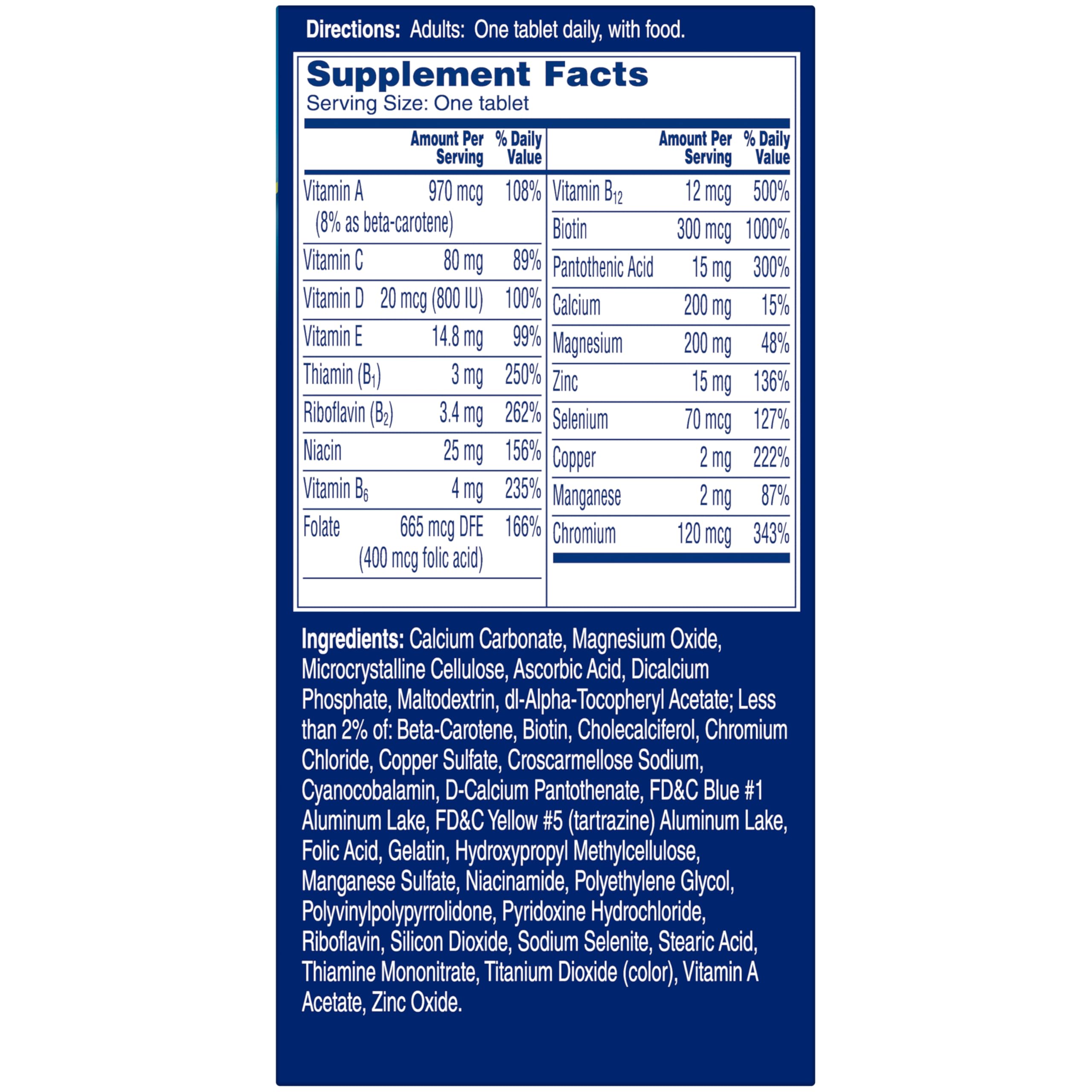One A Day Men’s Pro Edge Multivitamin, Supplement with Vitamin A,C,D, E and Zinc for Immune Health Support and Magnesium for Healthy Muscle Function, 50 Count ONE A DAY uk supplements