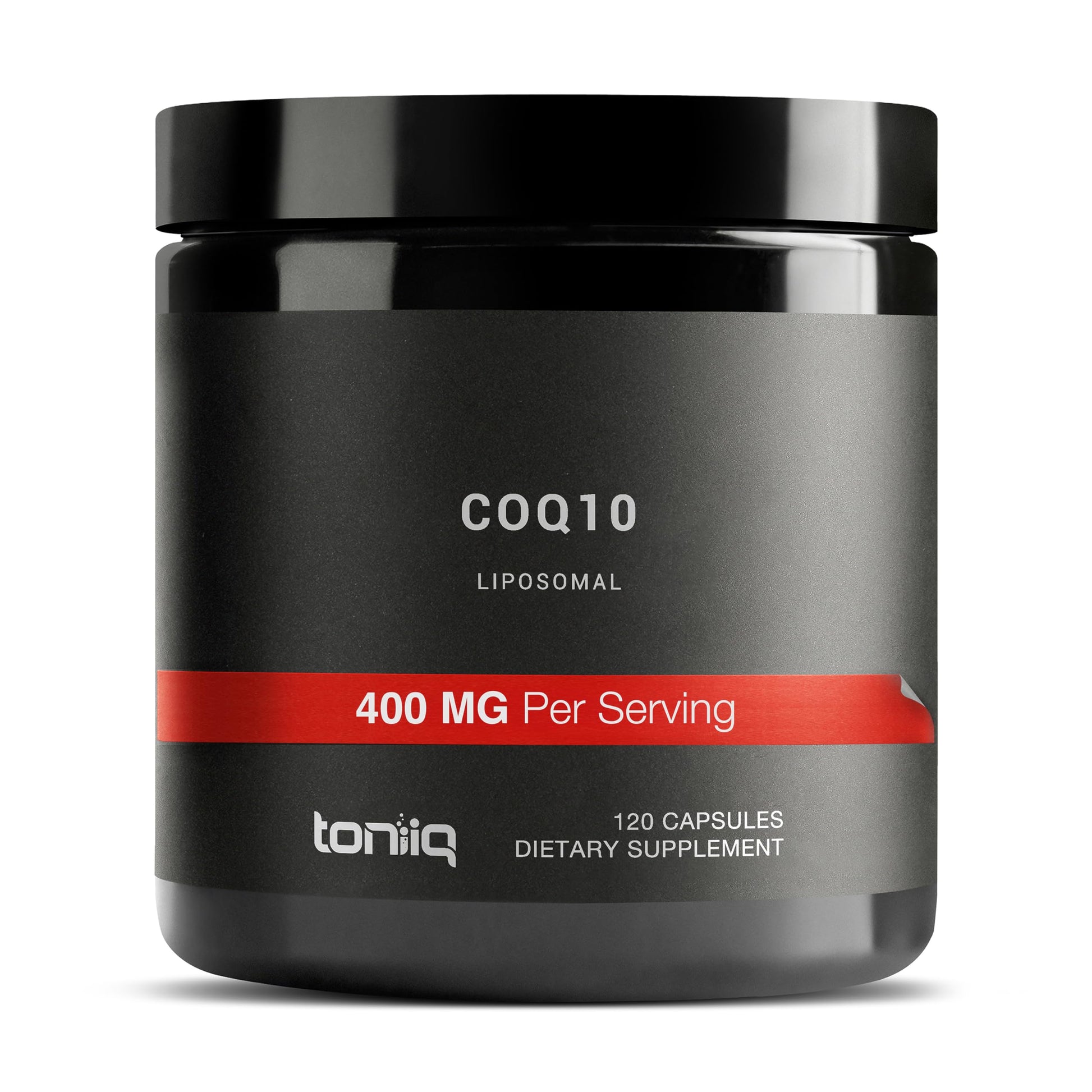 Toniiq CoQ10 400mg Extra Strength - Ultra High Purity - Liposomal for Superior Absorption - 98% Purified - Third-Party Tested, 120 Veggie Capsules Toniiq uk supplements
