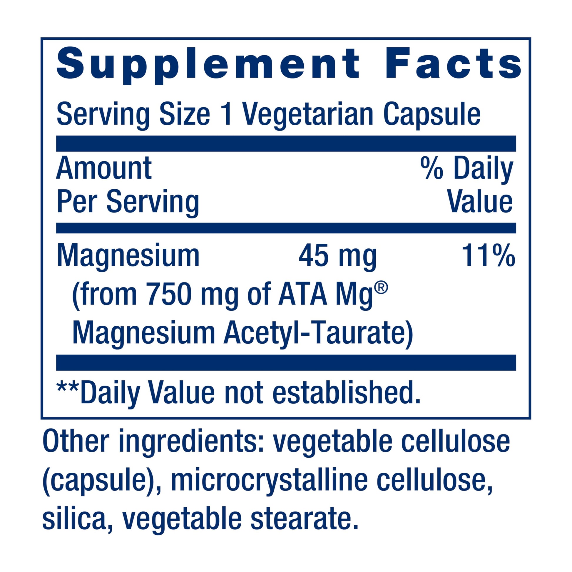 Life Extension Calm-Mag, Magnesium Acetyl taurinate, Daily Stress Management Formula, Supports Calmness and Relaxation, Gluten-Free, Non-GMO, Vegetarian, 30 Capsules Life Extension uk supplements