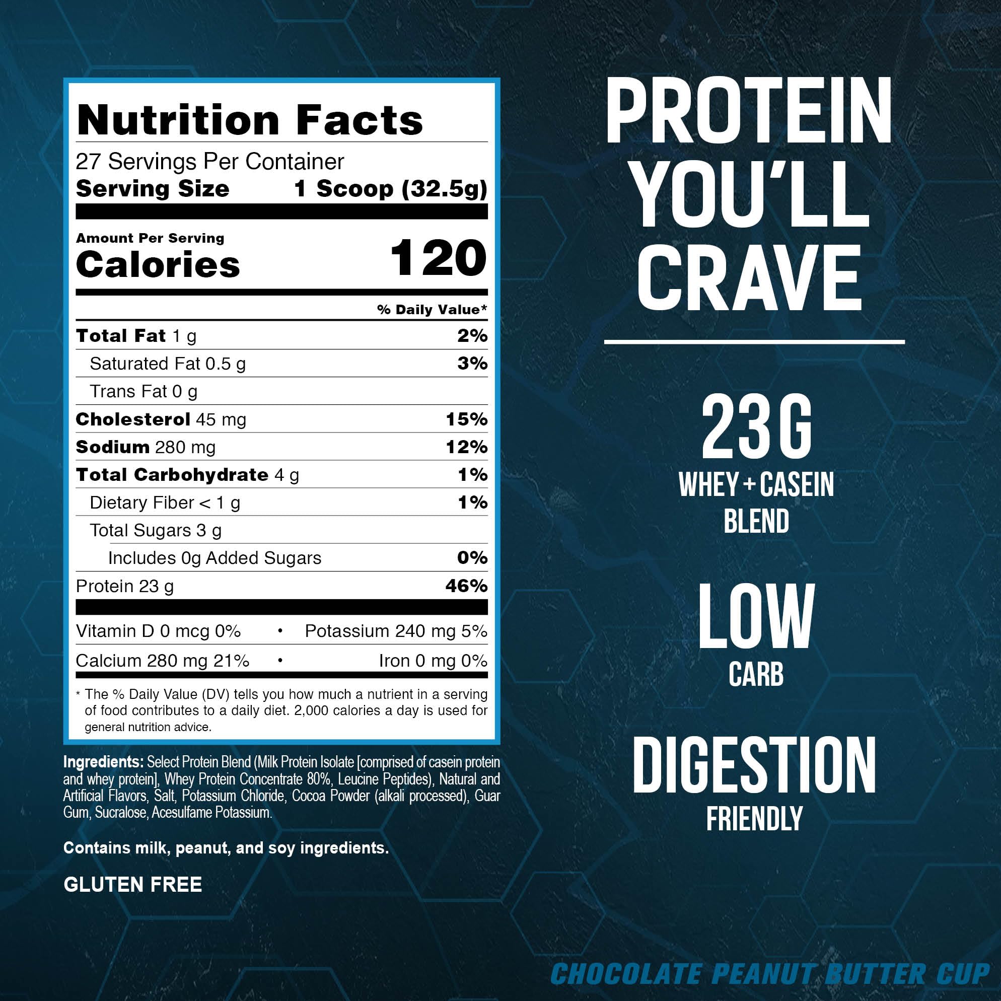 PEScience Select Low Carb Protein Powder, Chocolate Peanut Butter Cup, 27 Serving PEScience uk supplements
