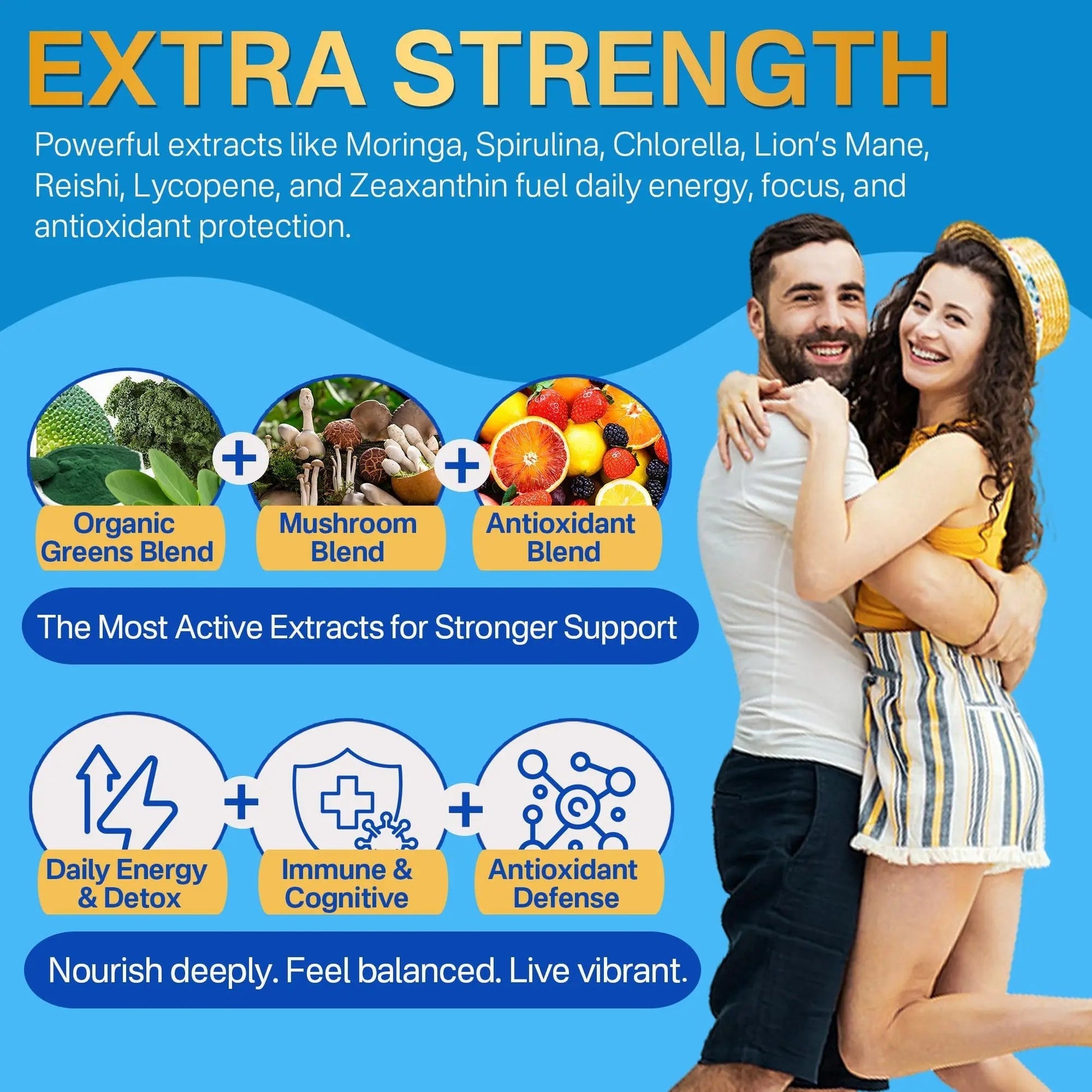 Methylated Multivitamin for Men & Women Gummies + Greens & Mushroom Blend, Methylfolate & B12, TMG, Choline LILICARE uk supplements