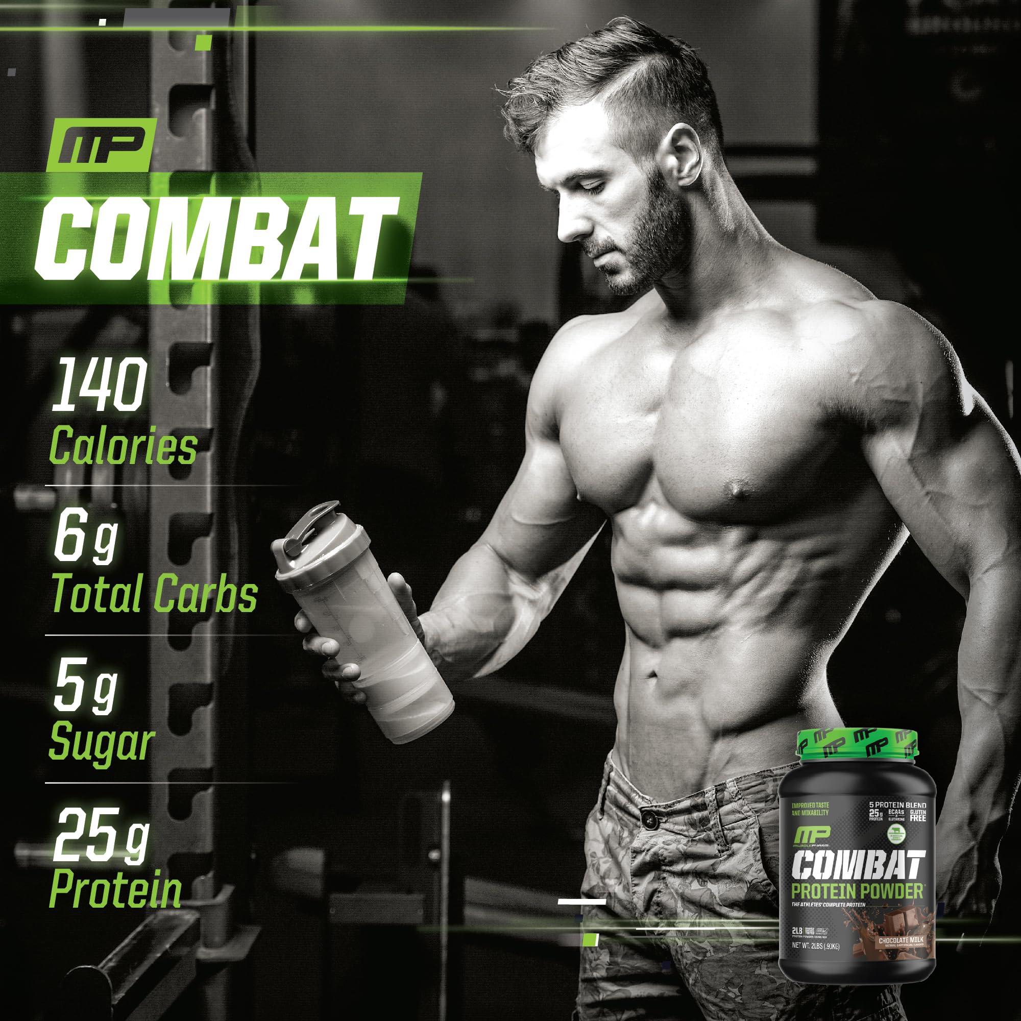 Muscle Pharm Combat Protein Powder, Fuels Muscles for Productive Workouts, 5 Protein Muscle Pharm uk supplements
