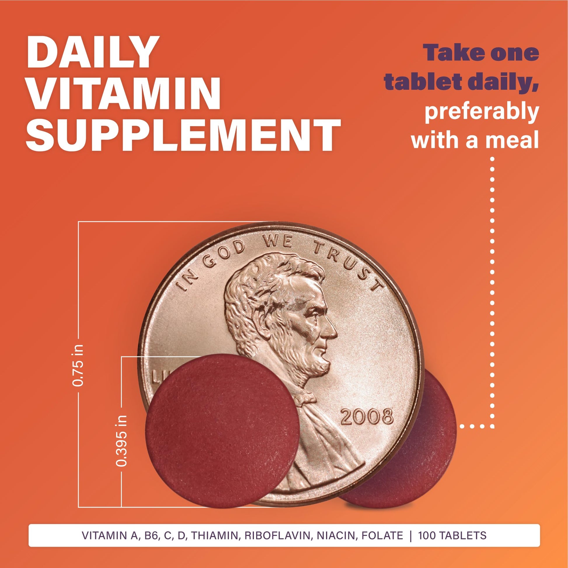 Rugby Daily-Vite Multivitamin - Daily Vitamin Supplement - 100 Tablets (1 Pack) RUGBY LABORATORIES uk supplements