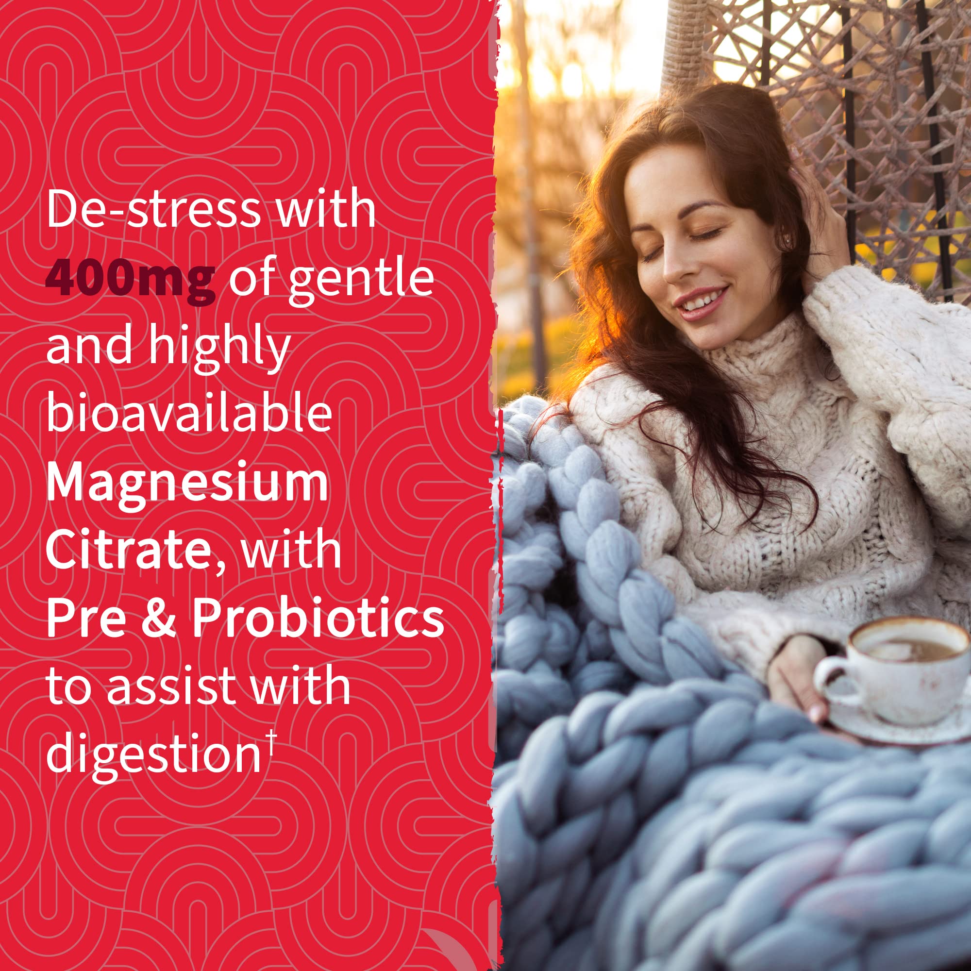Garden of Life Magnesium Citrate Supplement Gummies with Prebiotics & Probiotics for Stress, Sleep & Recovery - Vegan, Gluten Free, Kosher, Non-GMO, No Added Sugars, Raspberry Flavor, 60 Count Garden of Life uk supplements