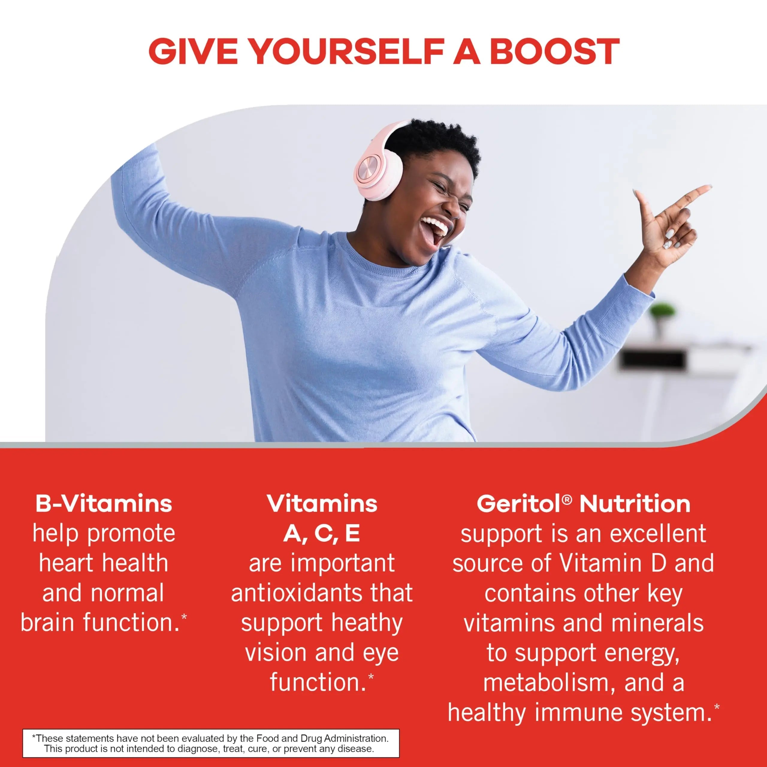 Geritol, Multivitamin Supplement, Contains Antioxidants, Vitamins B, C, E & D and Iron, 27, Minerals, Gluten-Free Geritol uk supplements