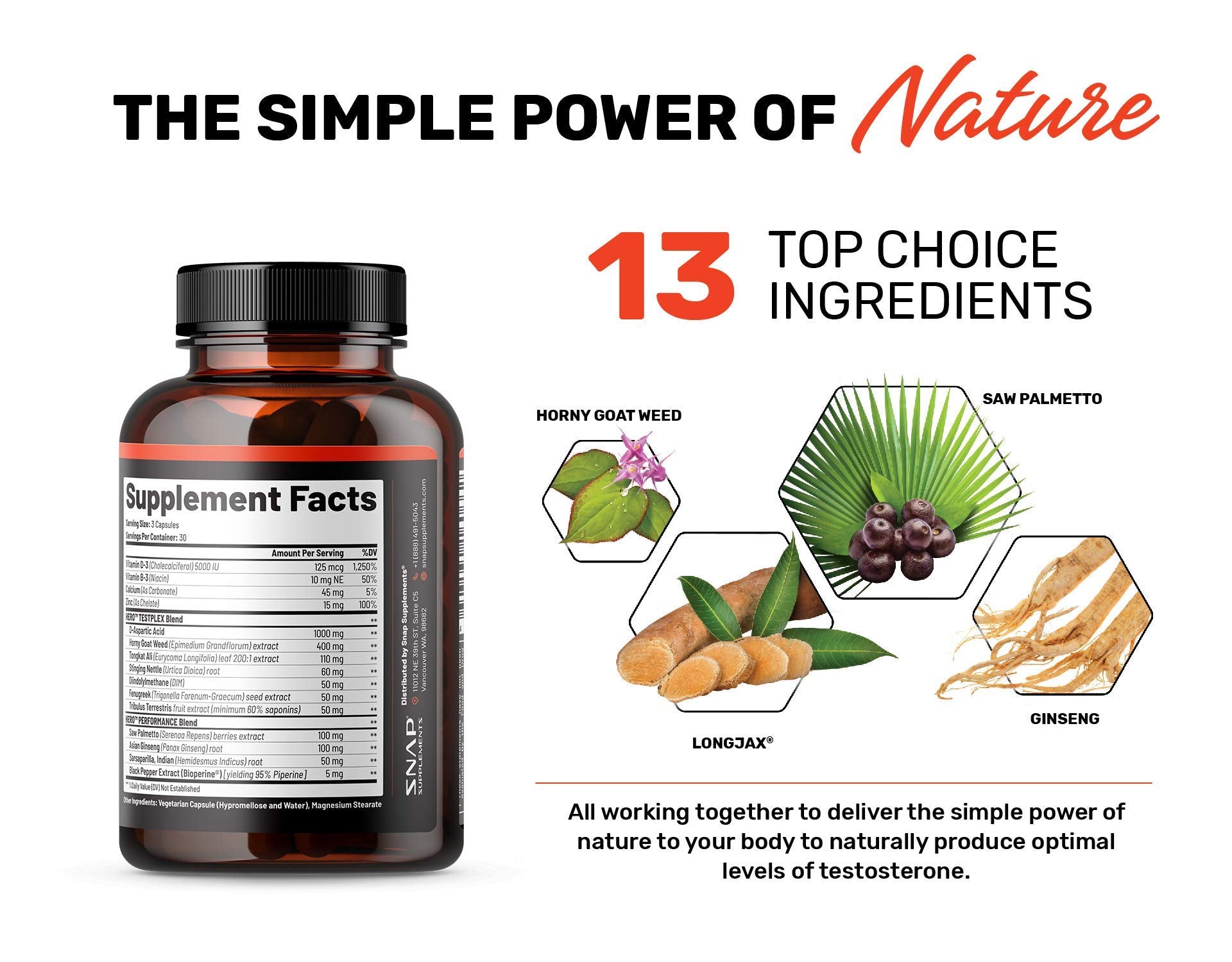 Snap Supplements Nitric Oxide + Testo Booster (2 Products) Snap Supplements uk supplements