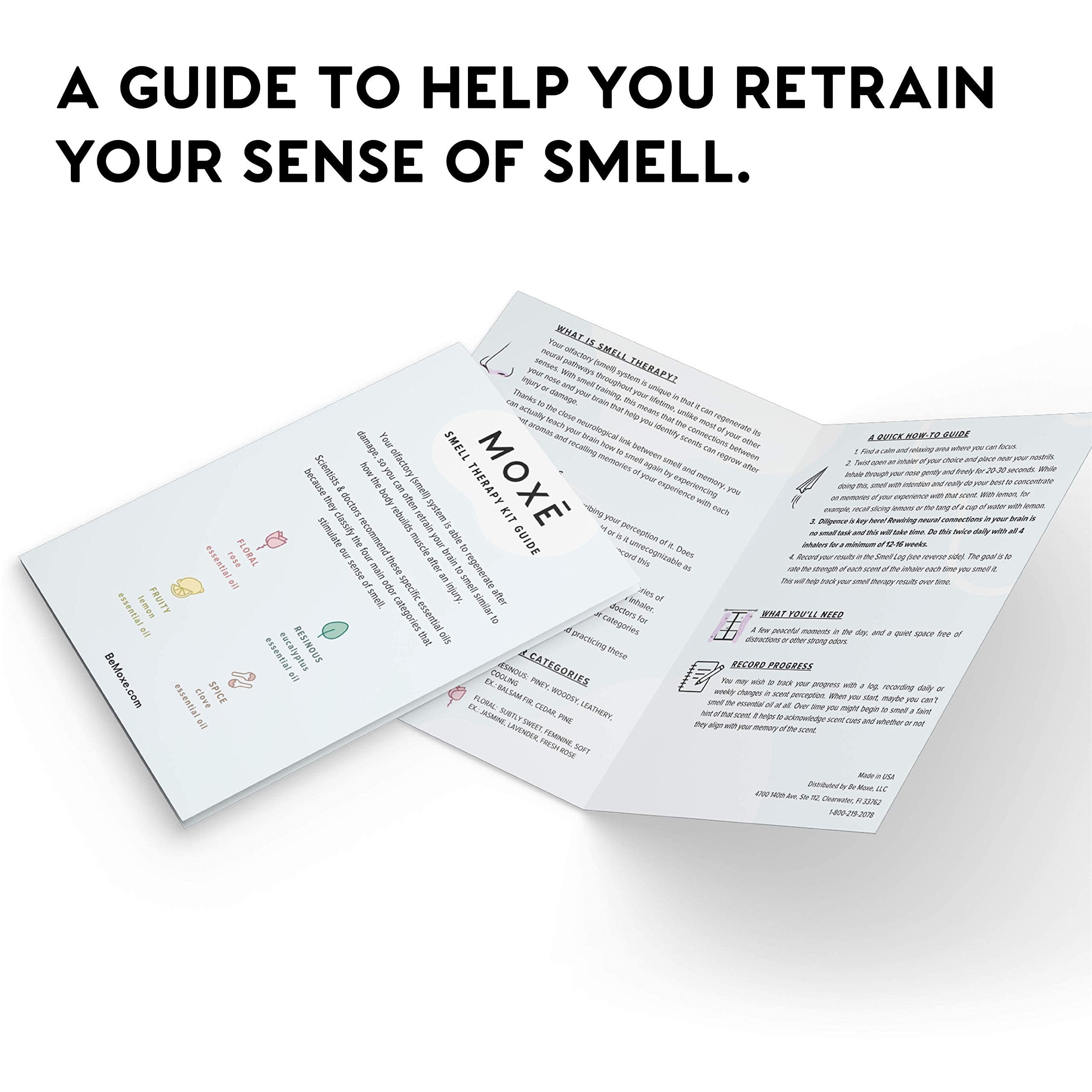 MOXĒ Smell Training Kit, Made in USA, 4 Essential Oils, Olfactory Regeneration, Helps Restore Sense MOXE uk supplements