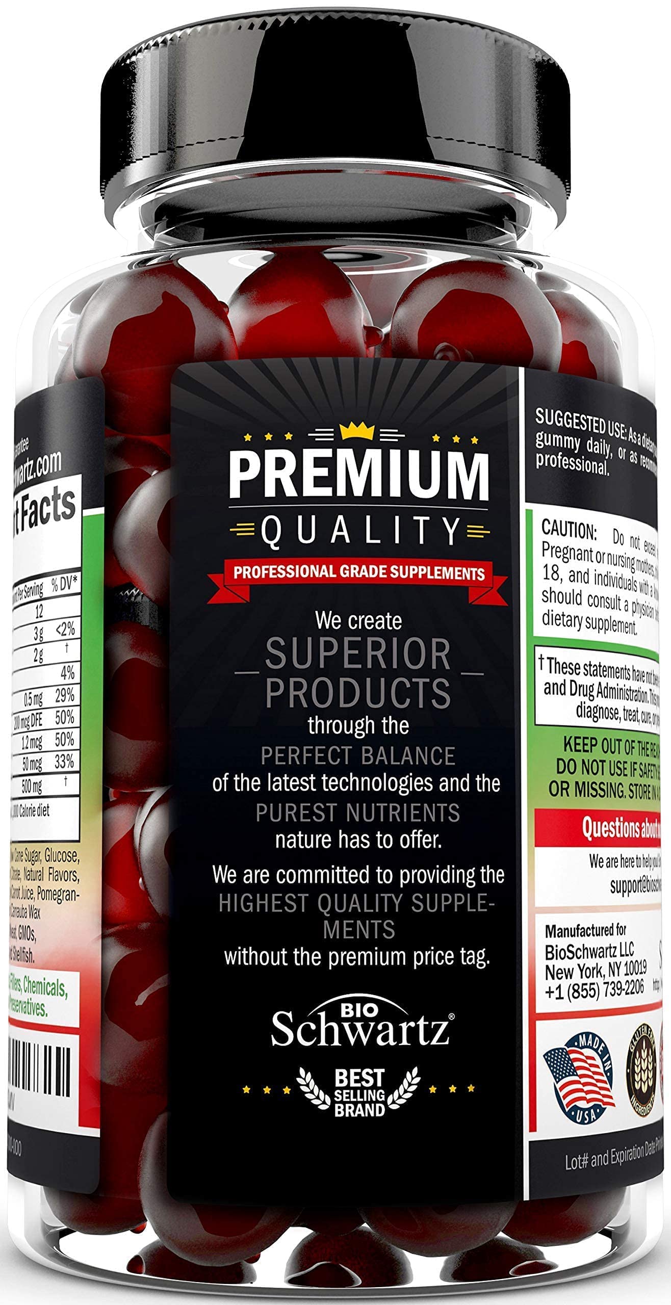 Apple Cider Vinegar Gummies for Weight Loss - ACV Gummies with The Mother BioSchwartz uk supplements