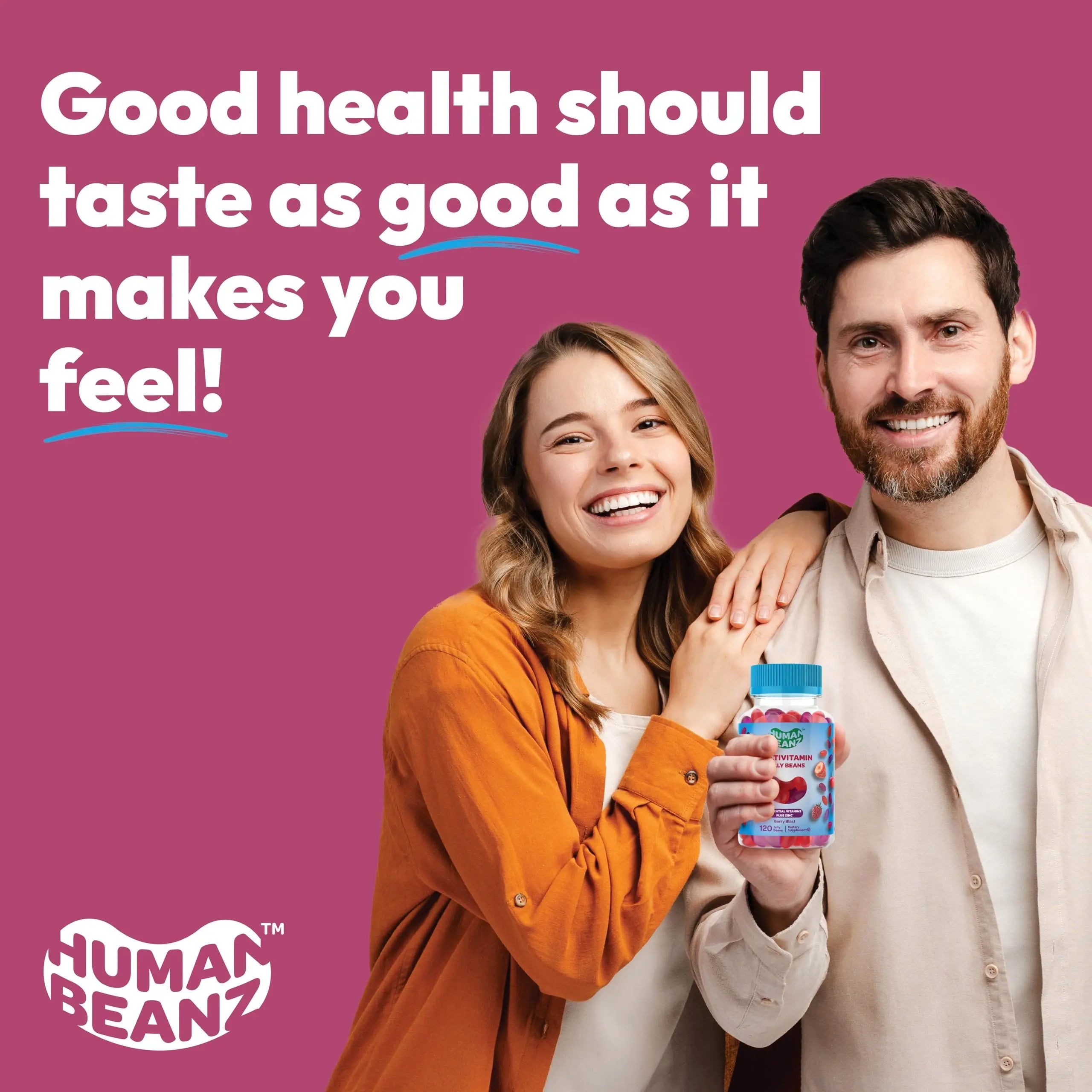 Human Beanz Multivitamin Jelly Bean Gummies with Zinc for Men and Women, Immune Support Dietary Supplements for Adults, Vegetarian Human Beanz uk supplements