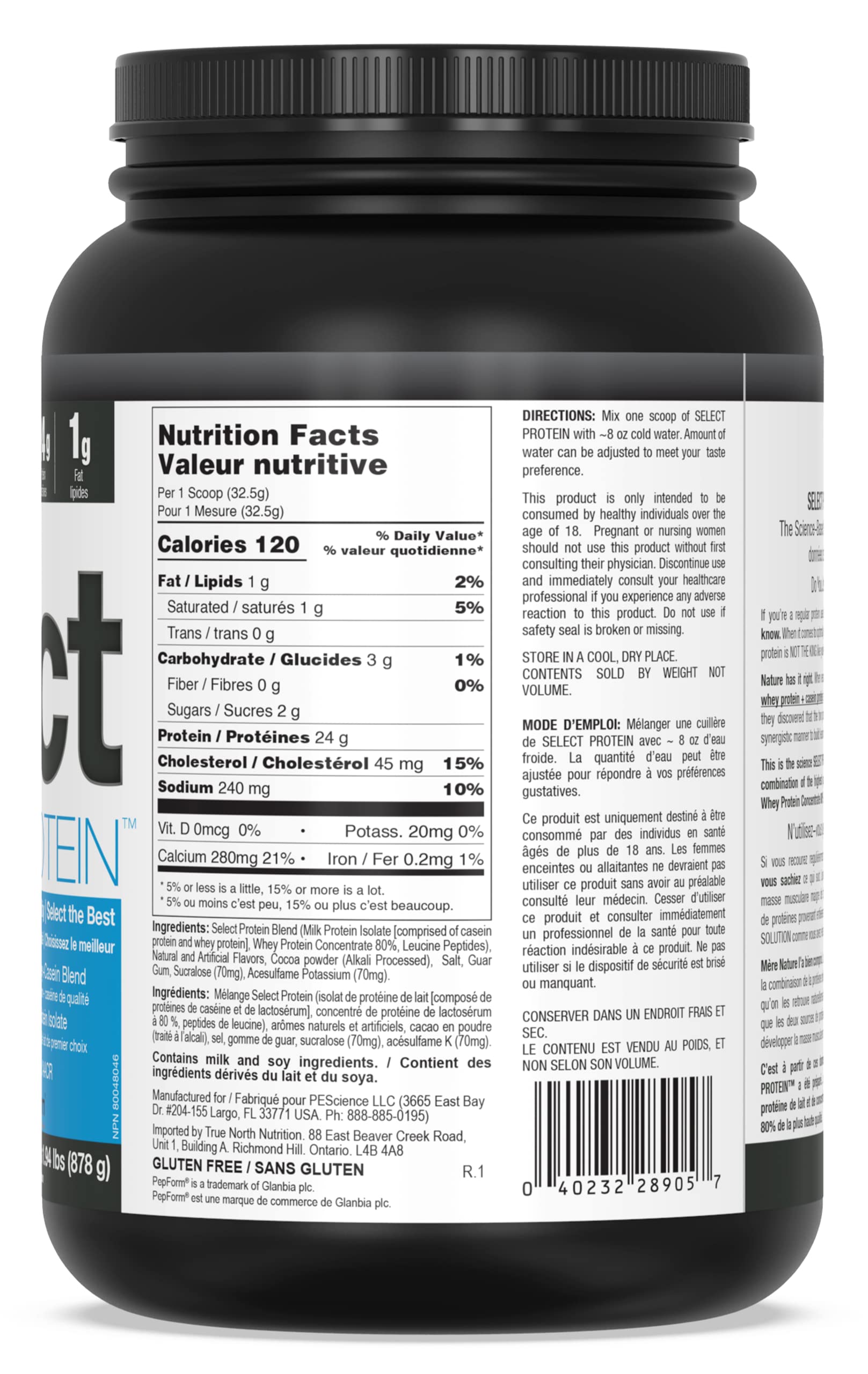 Select Protein Chocolate Mint Cookie 27 PEScience uk supplements