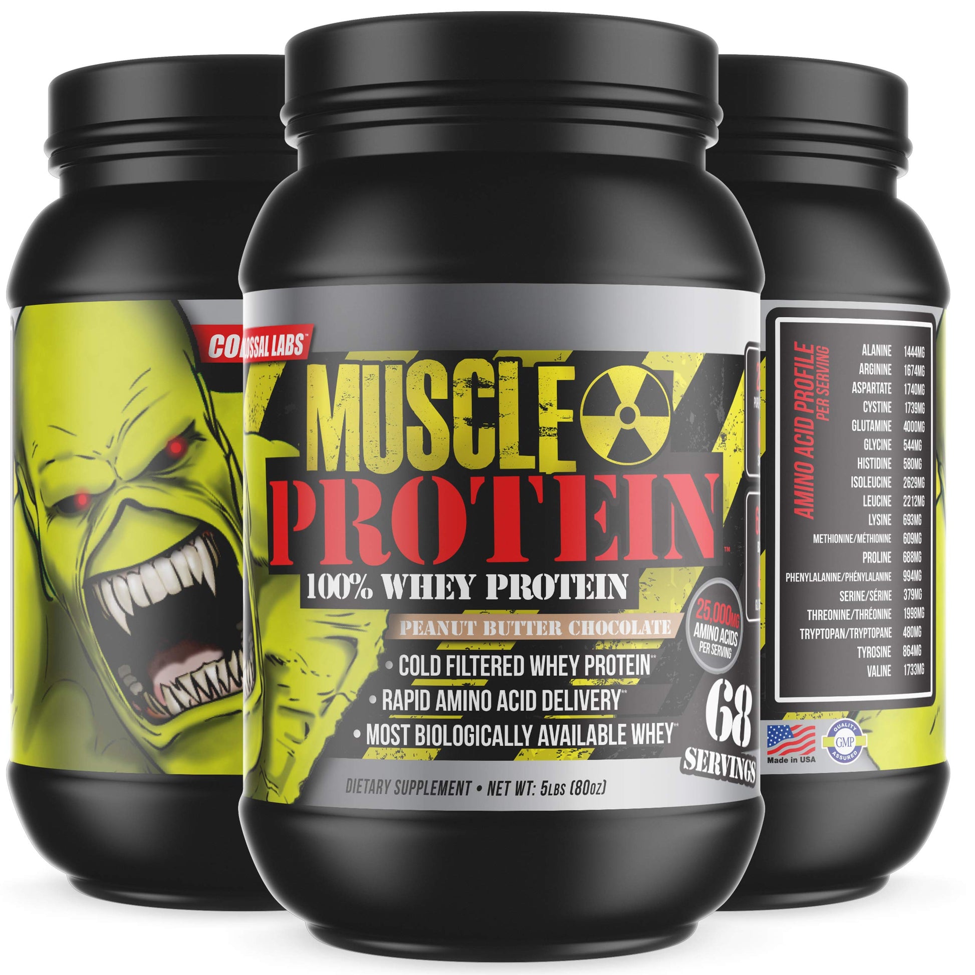 COLOSSAL LABS Whey Protein Powder [15 lbs/Pack of 1]– Peanut Butter-Chocolate Protein COLOSSAL LABS uk supplements