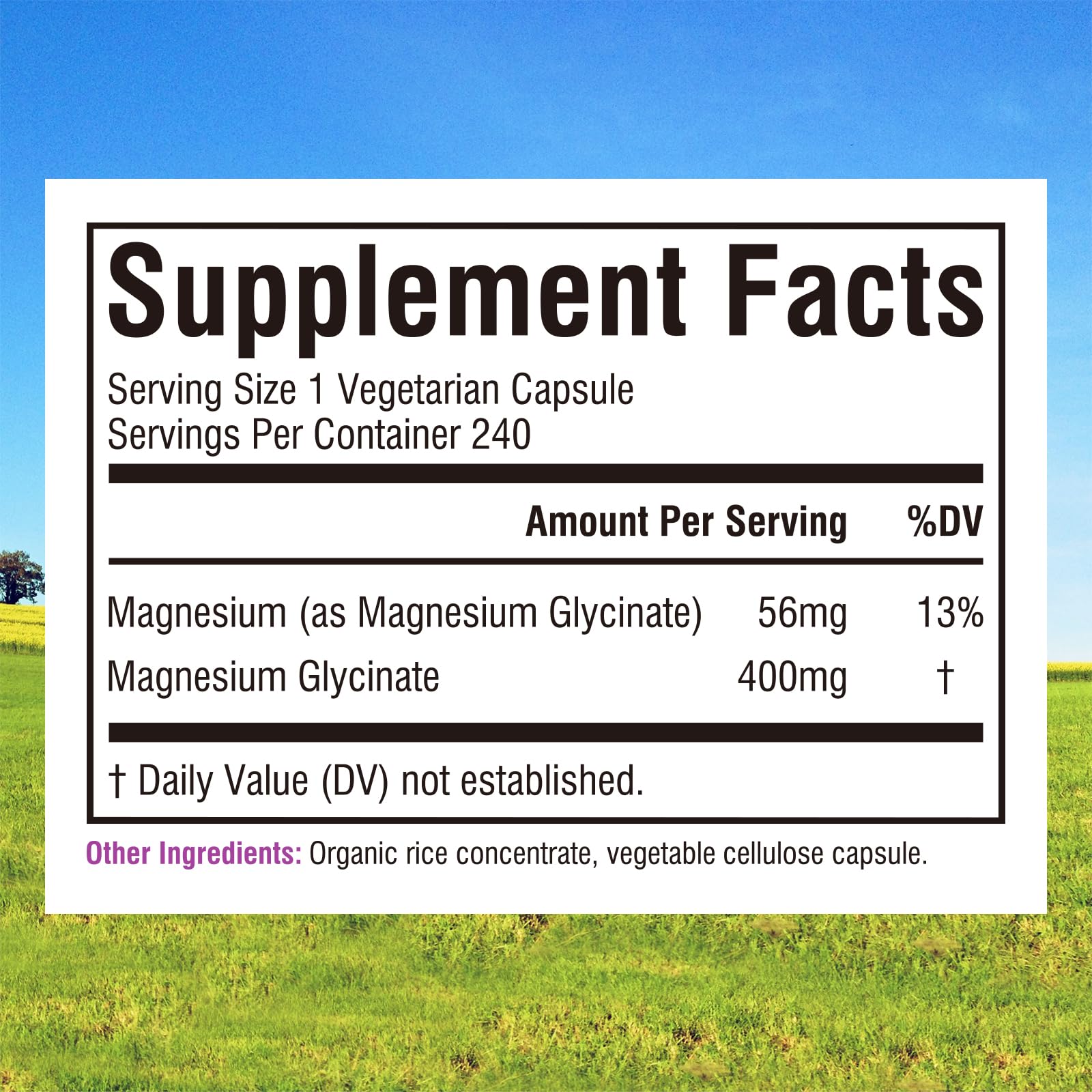 Innate Vitality Magnesium Glycinate 400mg, Non Buffered & High Absorption Magnesium Supplement for Sleep, Relaxation, Heart & Bone Health for Men & Women, Non-GMO, No Gluten, 240 Vegan Capsules Innate Vitality uk supplements