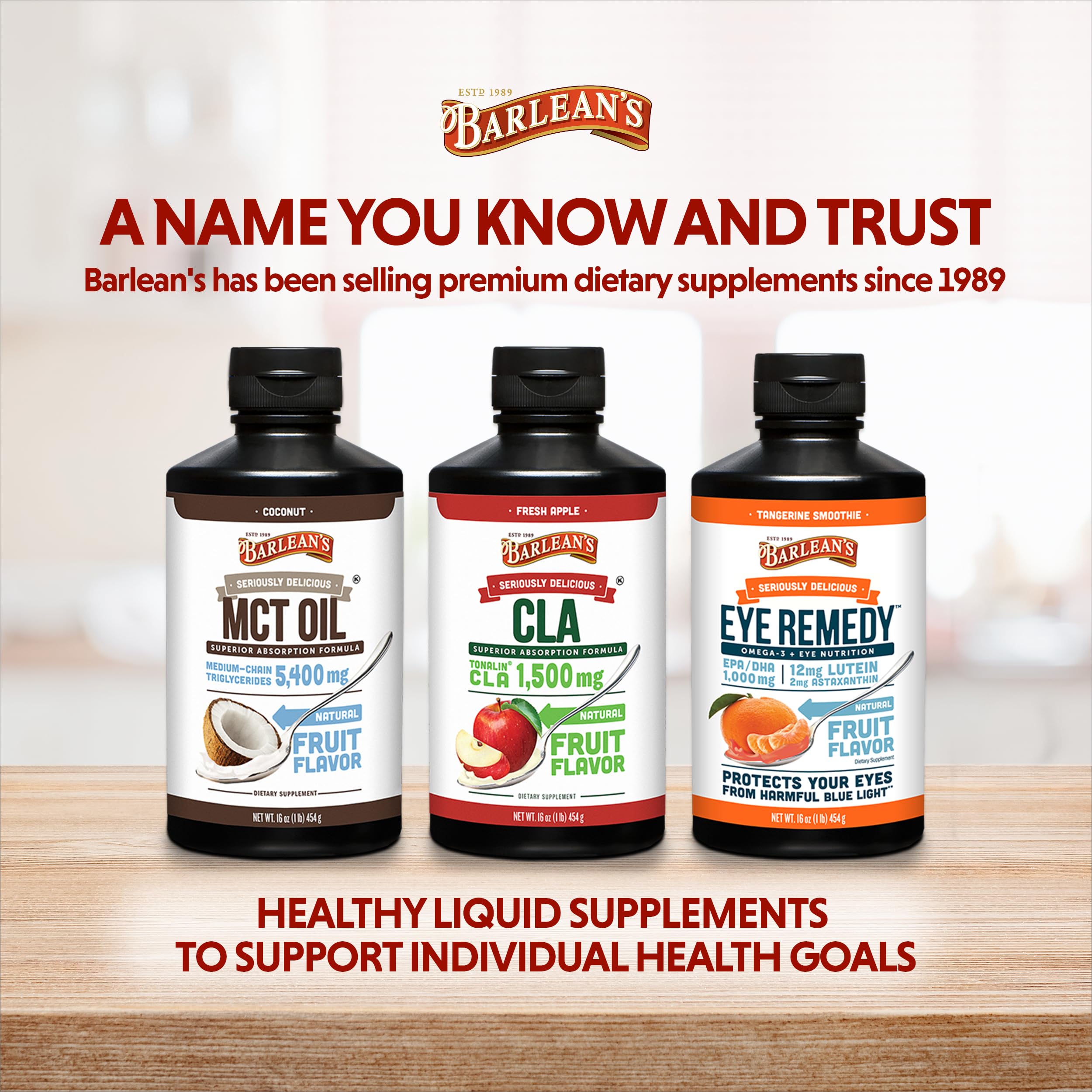 Barlean's Fresh Apple with 1,500 mg of Tonalin CLA - Gluten-Free, Vegan, Kosher Barlean's uk supplements