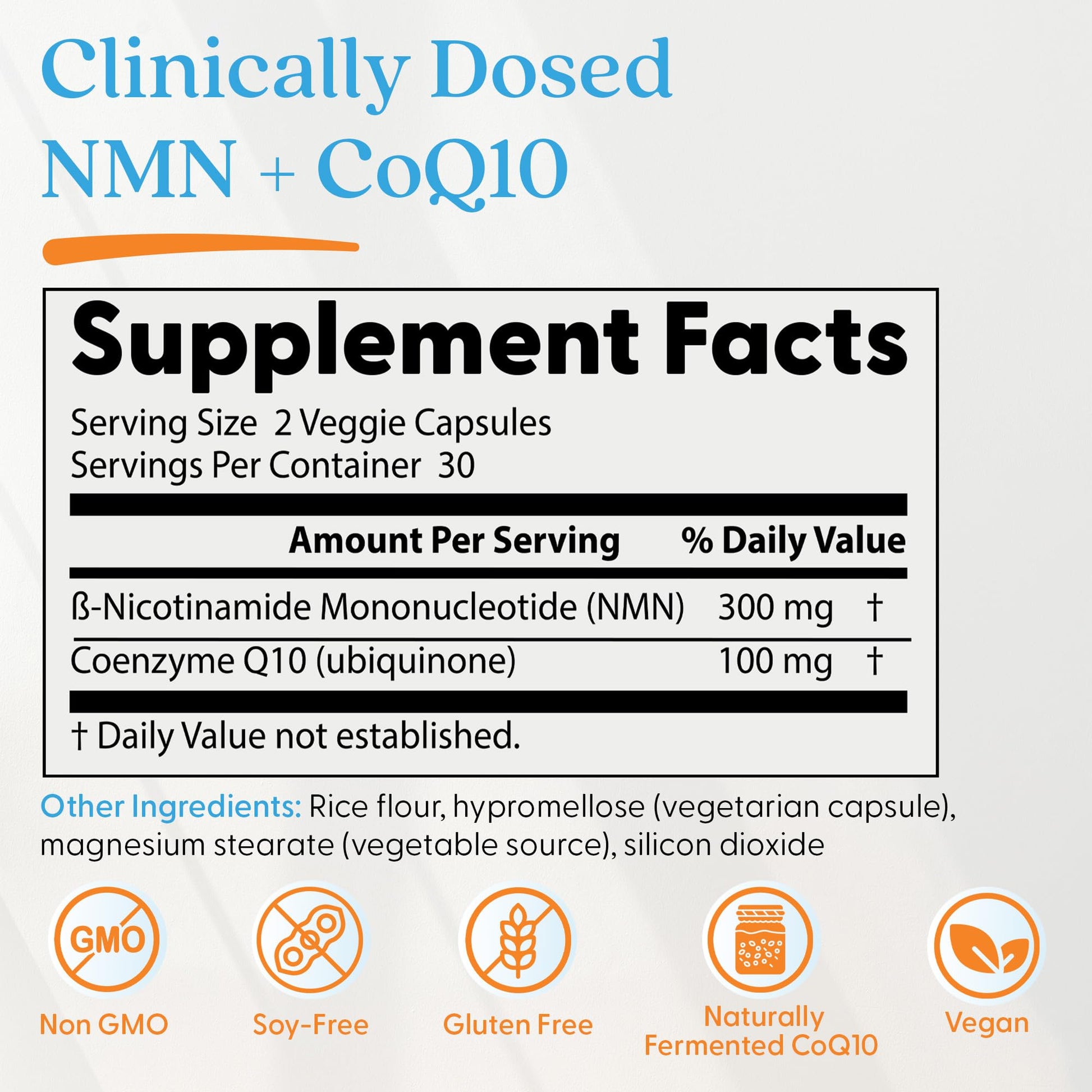 Doctor's Best NMN + CoQ10 Supplement for Women & Men - Supports NAD+ Production & Cellular Energy, Beta Nicotinamide Mononucleotide 150 mg & Coenzyme Q10 50 mg per Capsule, Vegan, Non GMO- 60 Veg Caps Doctor's BEST uk supplements