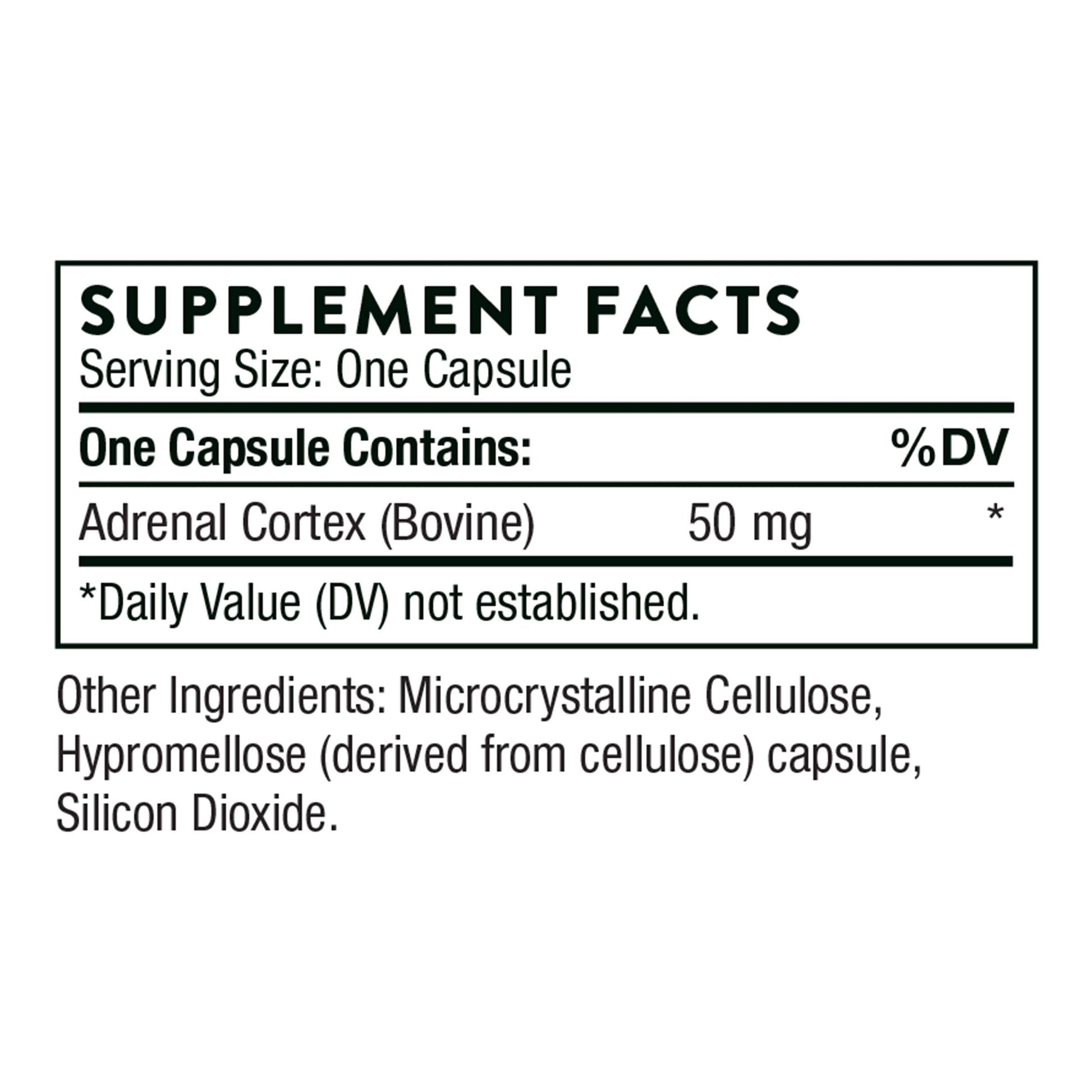 THORNE Adrenal Cortex - Bovine Adrenal Cortex Supplement for Cortisol Management THORNE uk supplements