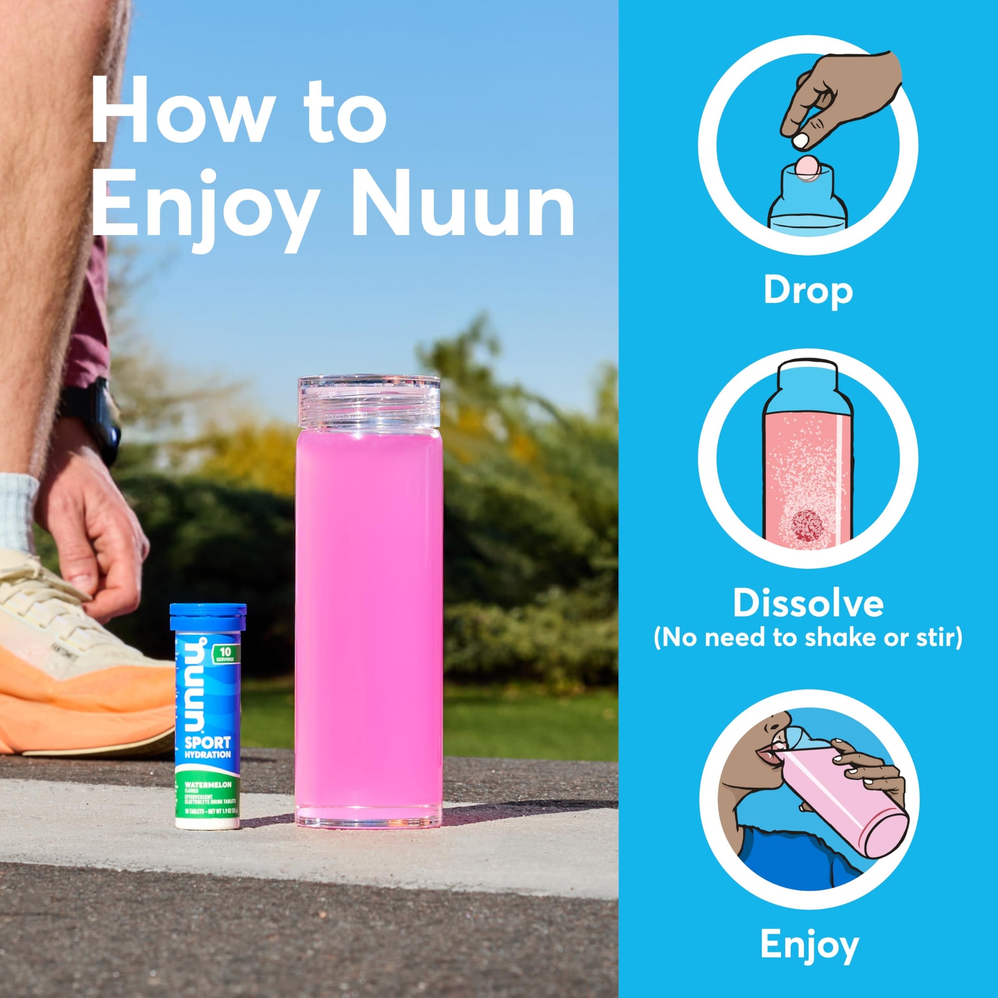 Nuun, Electrolyte Drink Tabs Energy Wild Berry, 8 Count, 1.9 Ounce Nuun uk supplements