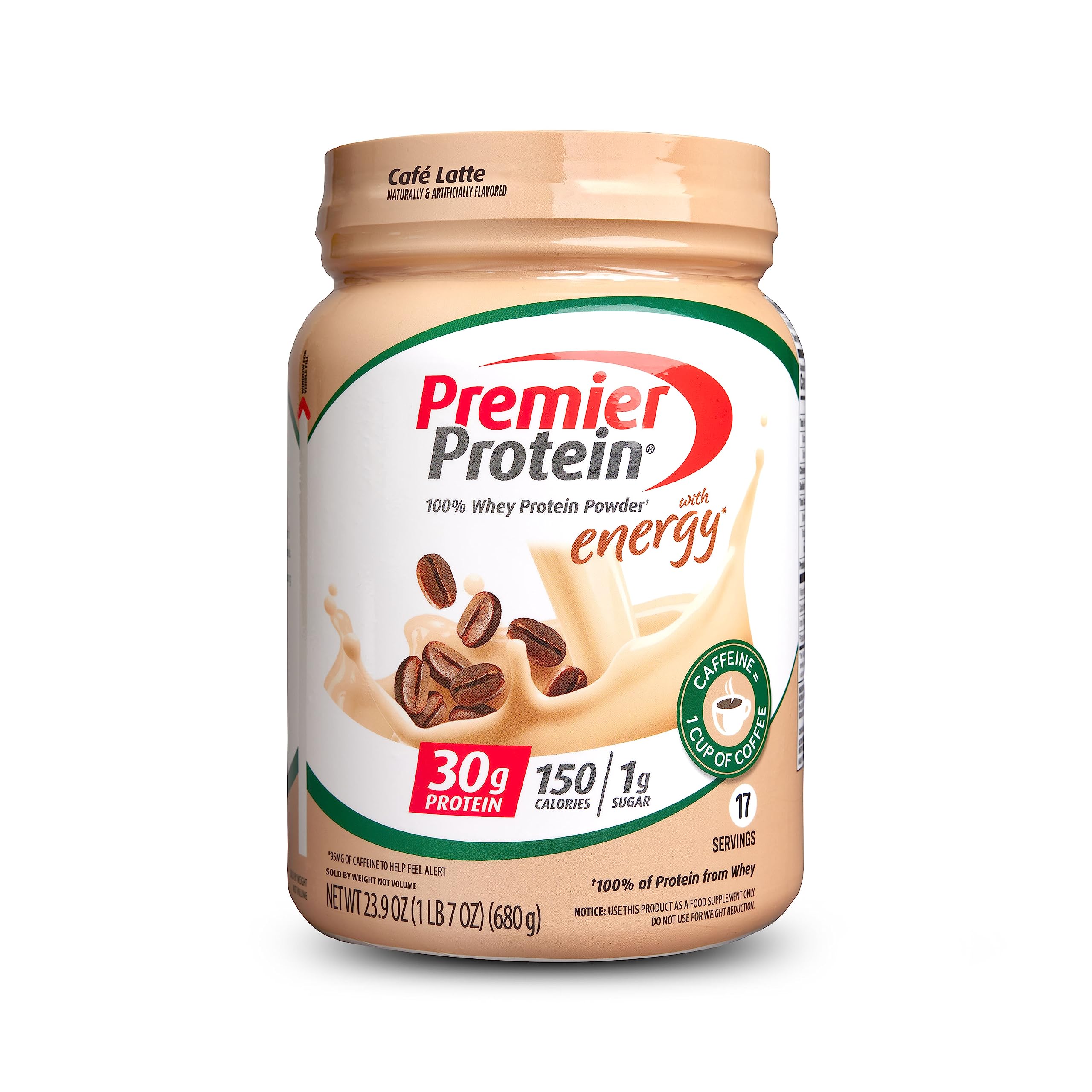 Premier Protein Powder, Cafe Latte , 30g Protein, 1g Sugar, 100% Whey Protein Premier Protein uk supplements