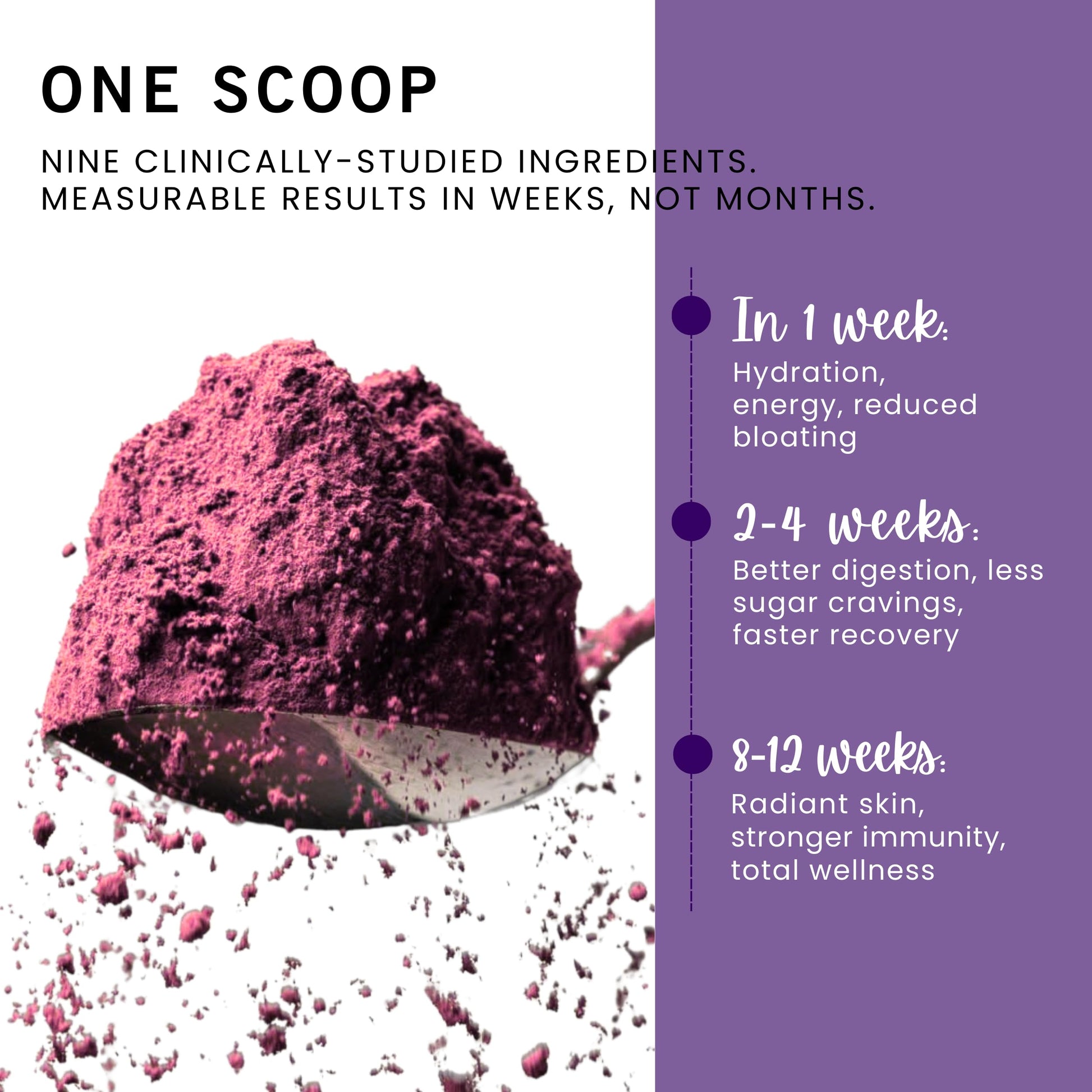 Leverage Mixed Berries Anti–Aging Supplement & Longevity Mix - Daily Wellness Multivitamin Powder with Hyaluronic Acid, L-Glycine & Magnesium for Skin, Energy, Cognitive Function & Joint–30 Servings Leverage uk supplements