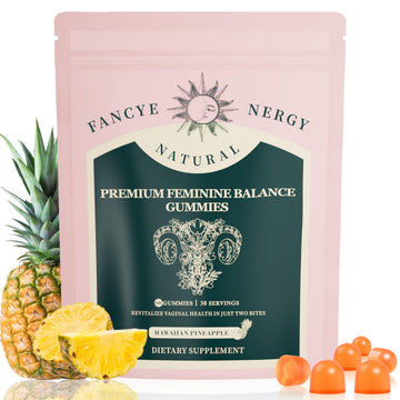 Shytrouy Premium Feminine Balance Gummies for Women - Hawaiian Pineapple Flavor for Women pH Balance & Digestive Health, Immune Support - 58 C Shytrouy uk supplements