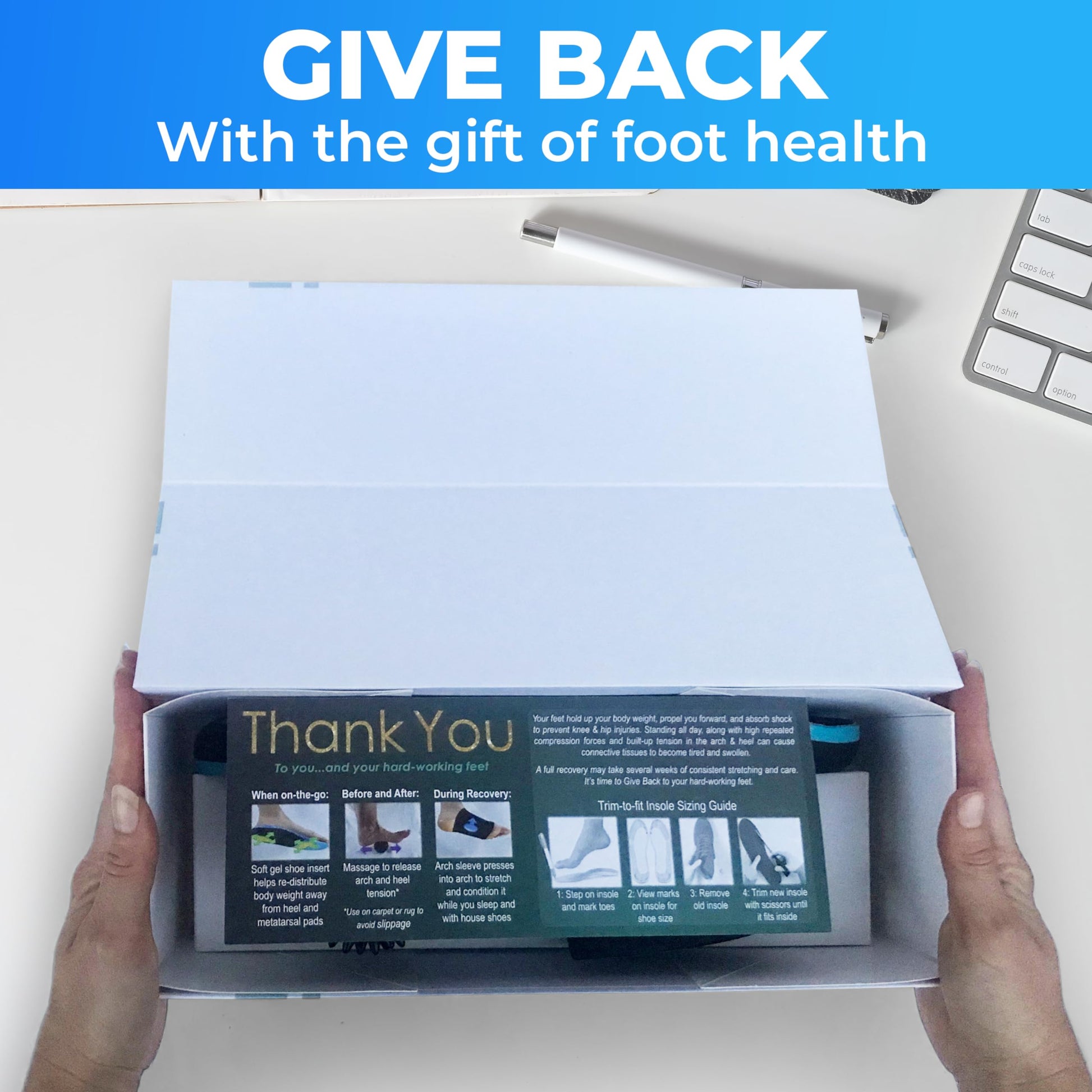 Foot Health Gift Parcel for self Best Friend mom dad Sister Teacher Mother’s Give Back Great uk supplements