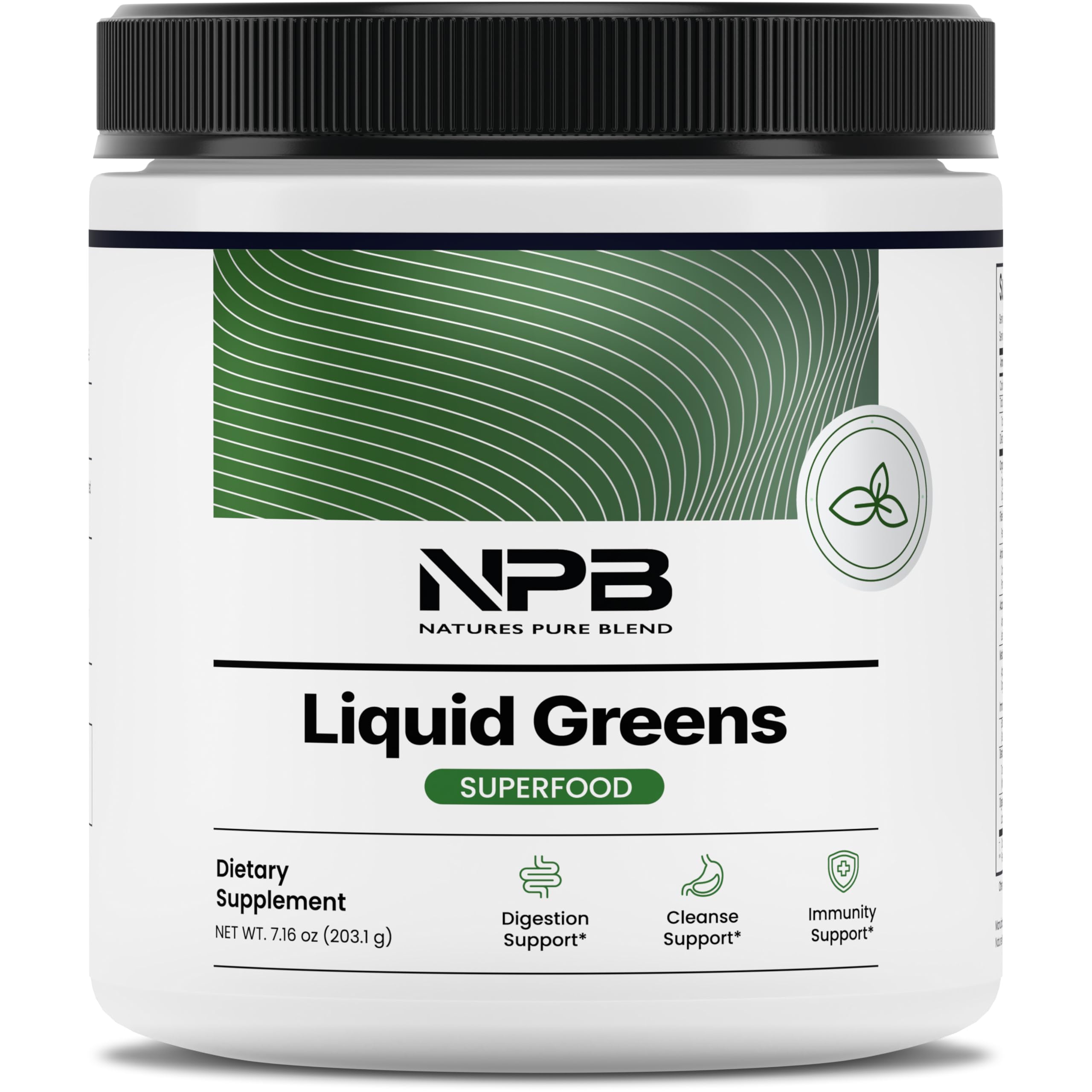 Nature's Pure Blend Super Greens Powder – Organic Greens Superfood Powder Supplements for Green Juice & Smoothie – Probiotic - Drink Mix for Energy Wellness and Digestion (Matcha Flavor, 30 Servings) Nature's Pure Blend uk supplements