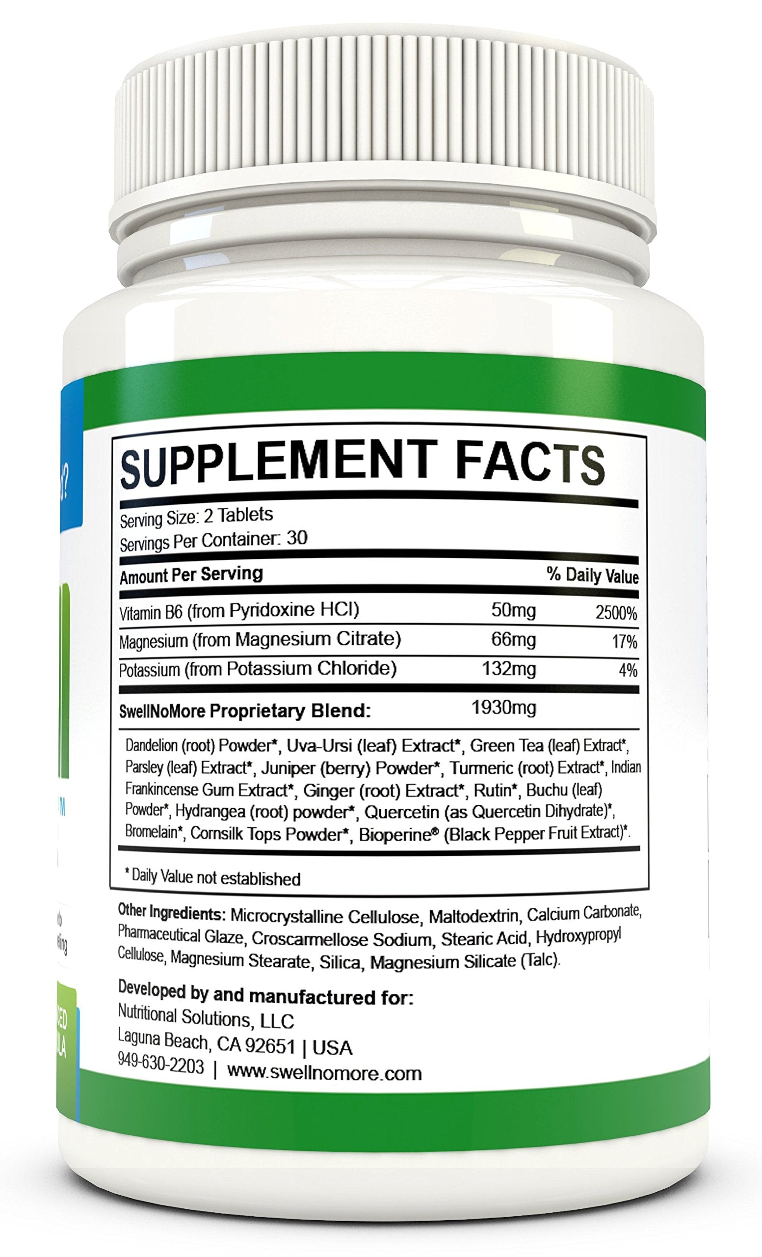SwellNoMore Pill Natural Diuretic Reduces Edema Swelling, Swollen Feet swell no more uk supplements