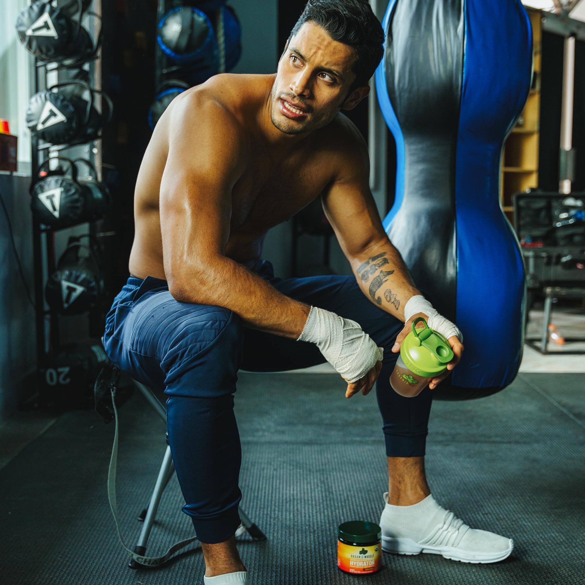 Organic Muscle Hydrator | Natural Electrolyte Powder for Peak Performance & Recovery - Watermelon Flavor, 20 Servings Organic Muscle uk supplements