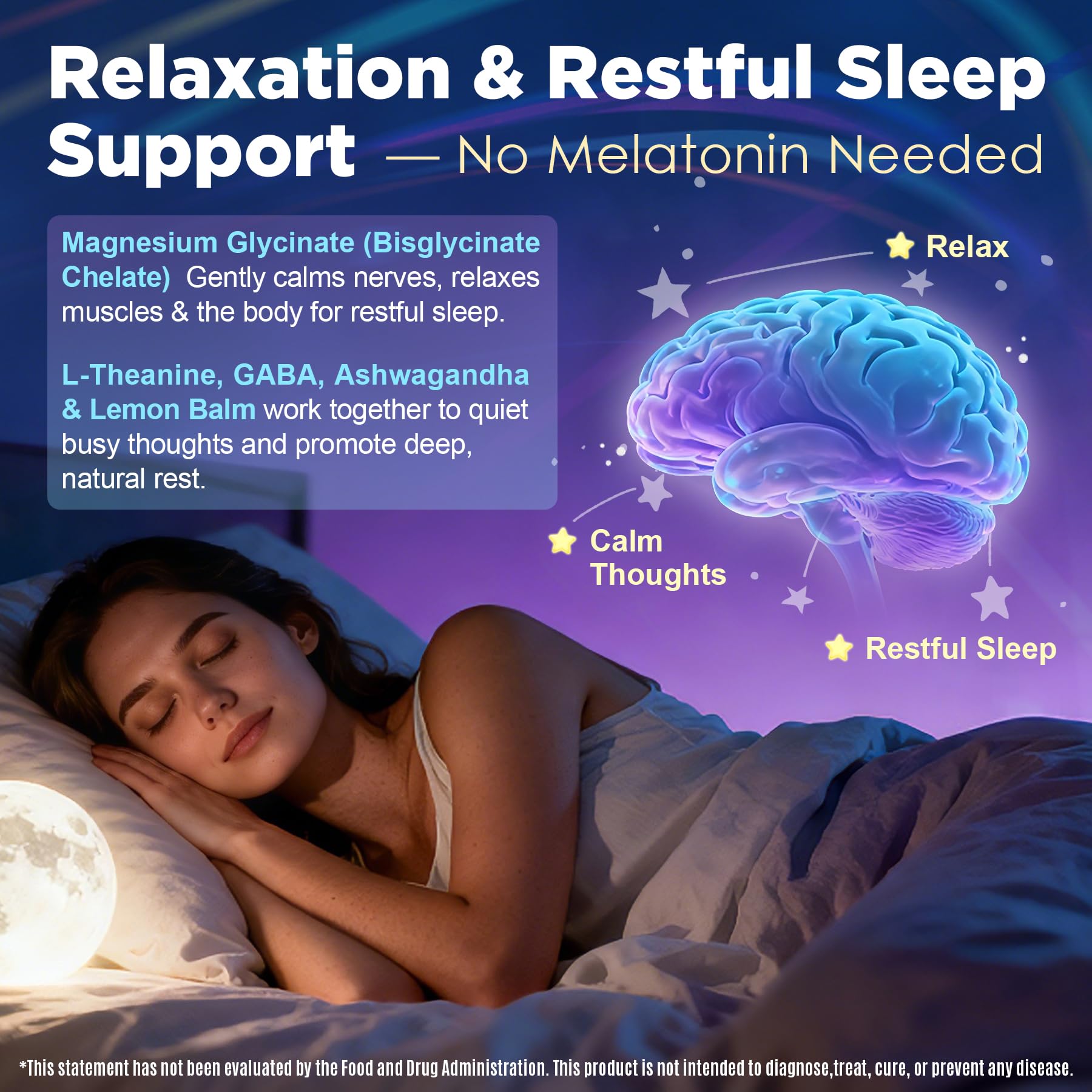 Full Spectrum Magnesium Glycinate Complex 21 in 1 Gummies for Deep Calm Sleep, 12 Forms Magnesium Citrate Malate Taurate Orotate for Women Men + Probiotics w/Ashwagandha, L-Theanine, GABA, 120Cts Nextdia uk supplements