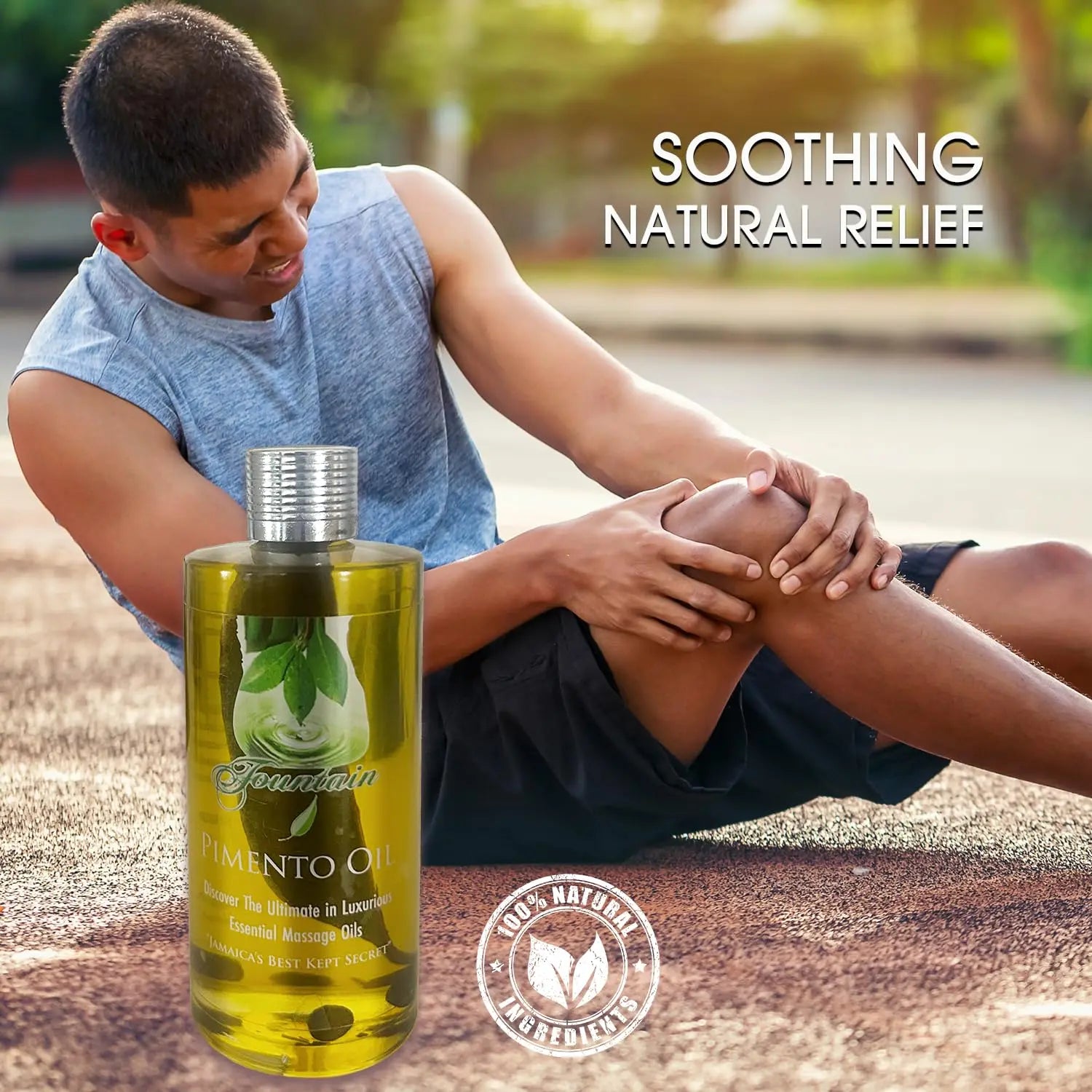 Fountain Pimento Oil 3.5oz for Natural Massage Therapy, Muscle Relief Oil Fountain uk supplements