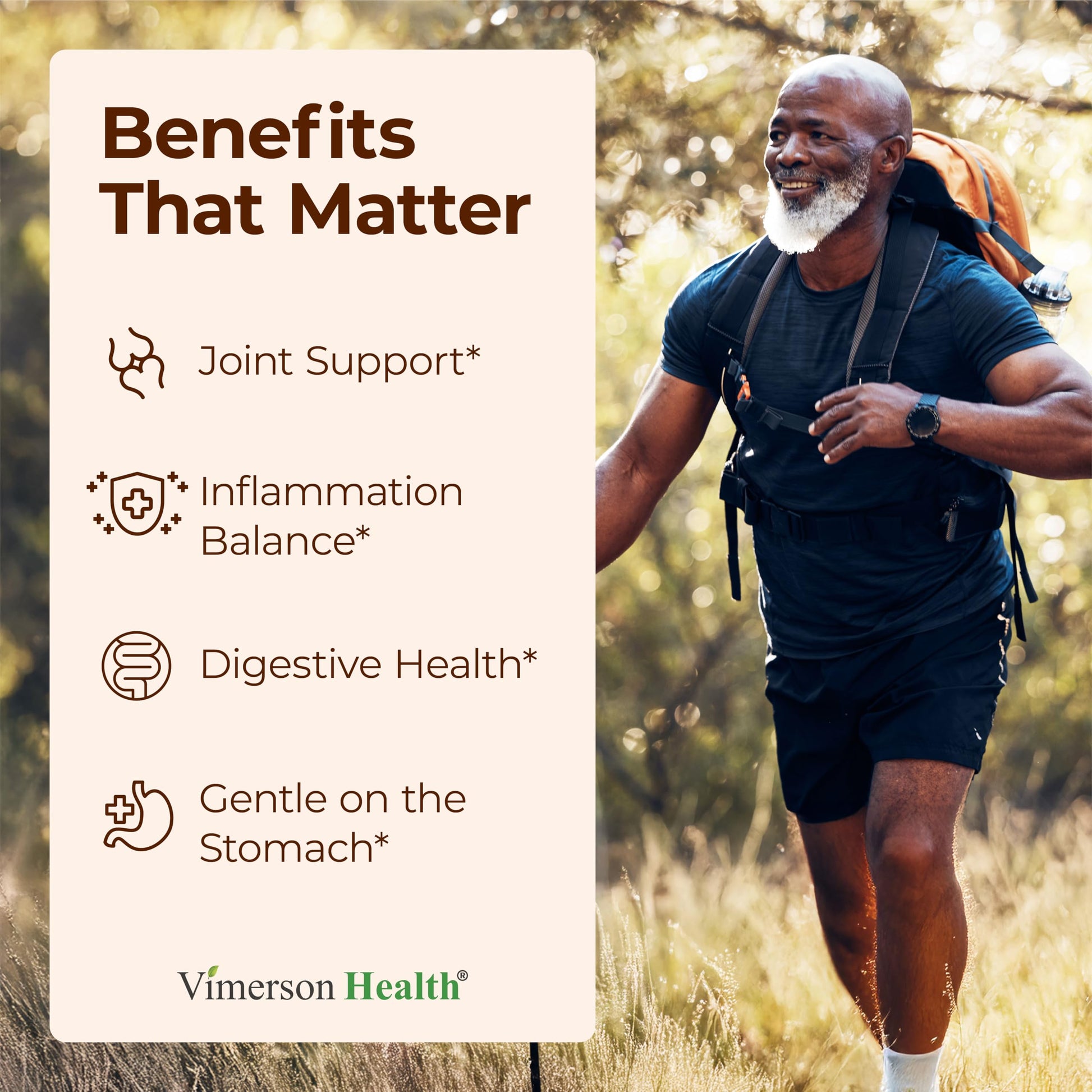 Turmeric Supplement w/Boswellia Serrata – Daily Support for Joint Health & Comfort – Organic Turmeric Curcumin Powder, Bioperine for Enhanced Absorption & Ginger Root – 60 Boswellia Extract Capsules Vimerson Health uk supplements