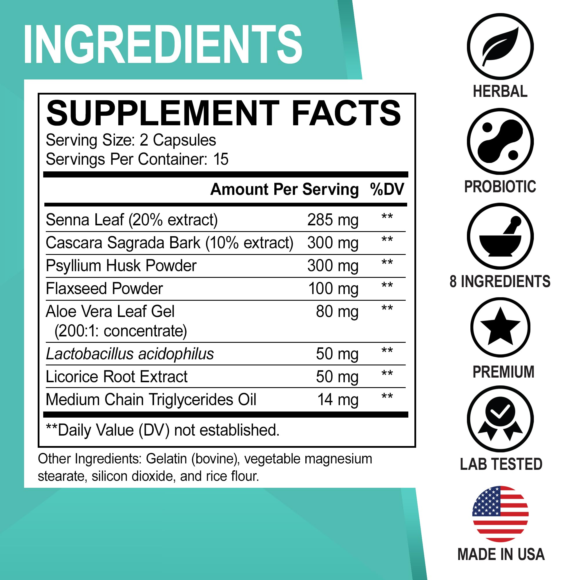 Colon Cleanser Detox for Weight Flush - 15 Day Intestinal Cleanse Pills & Probiotic - Fast Natural Laxative for Constipation Relief - Bowel Movement Supplements for Stomach Bloating, Gut Loss Support DR. BO uk supplements
