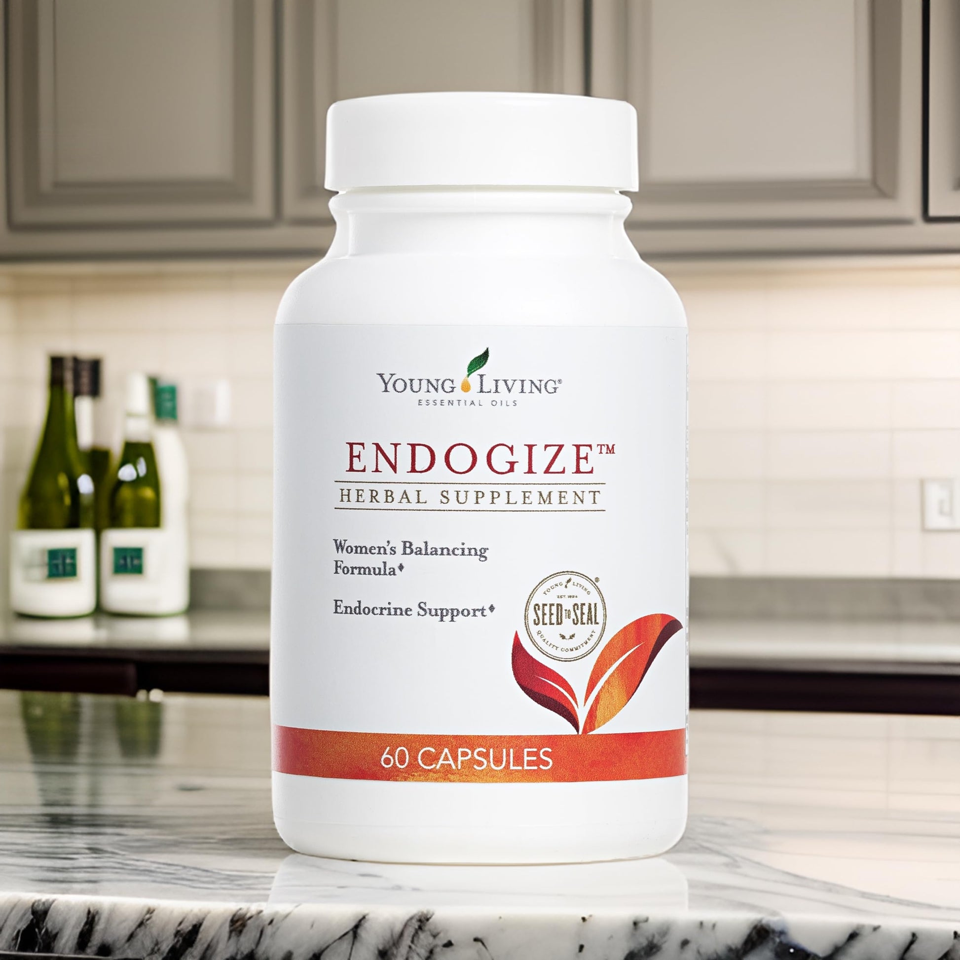 Young Living - EndoGize 60 Capsules | Hormonal Health & Endocrine System Support with Essential Oils | Daily Herbal Supplement for Women's Wellness & Balancing Formula Young Living uk supplements