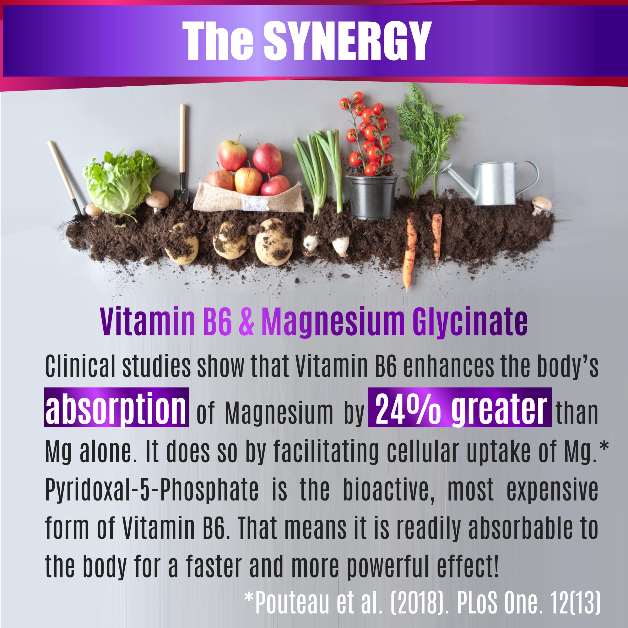 Folona Magnesium Glycinate with Vitamin B6 Research Proven to Enhance Absorption, 1350mg Fully Chelated - Supports Sleep, Stress Relief, Energy, Muscle Cramps - Gluten Free, NonGMO, 180 Vegan Capsules FOLONA uk supplements