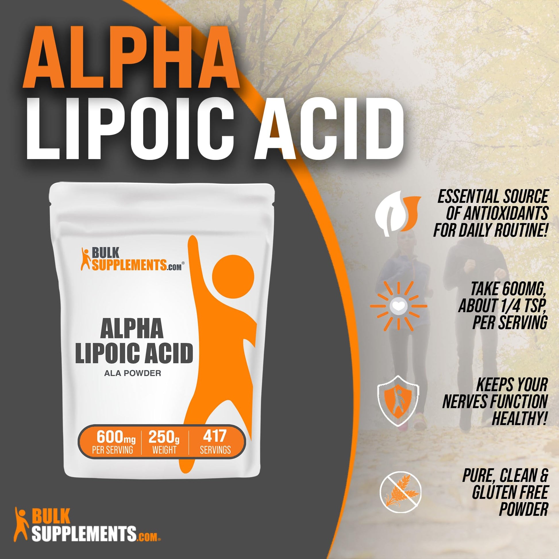 BULKSUPPLEMENTS.COM Alpha Lipoic Acid Powder - ALA Supplement, Alpha Lipoic BULKSUPPLEMENTS.COM uk supplements