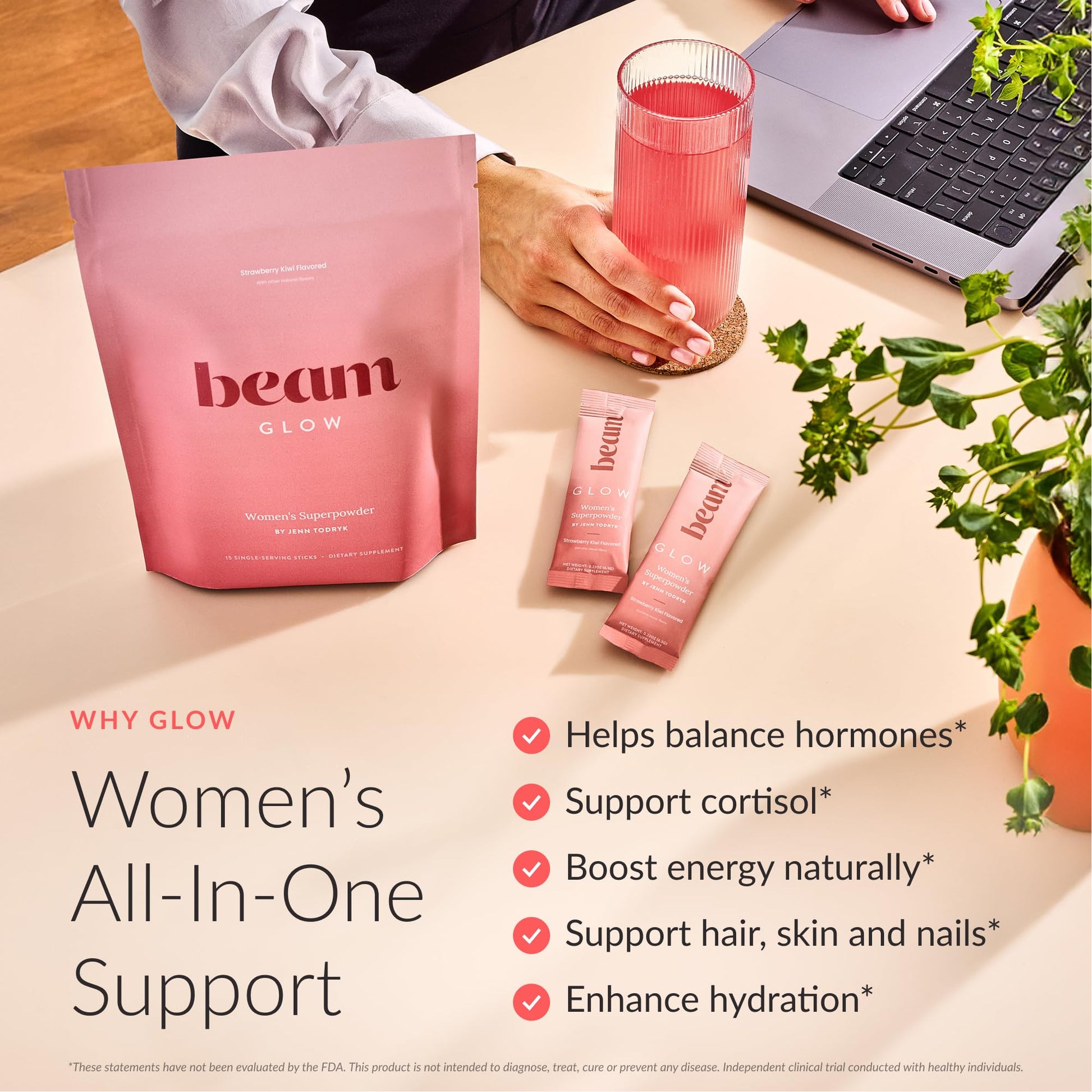 Beam Glow Hormone Balance Supplement for Women – Cortisol Supplement for Women, PMS Relief Supplement, Perimenopause & PCOS Support, Womens Vitamins, Thyroid Support with Ashwagandha & Selenium Beam uk supplements