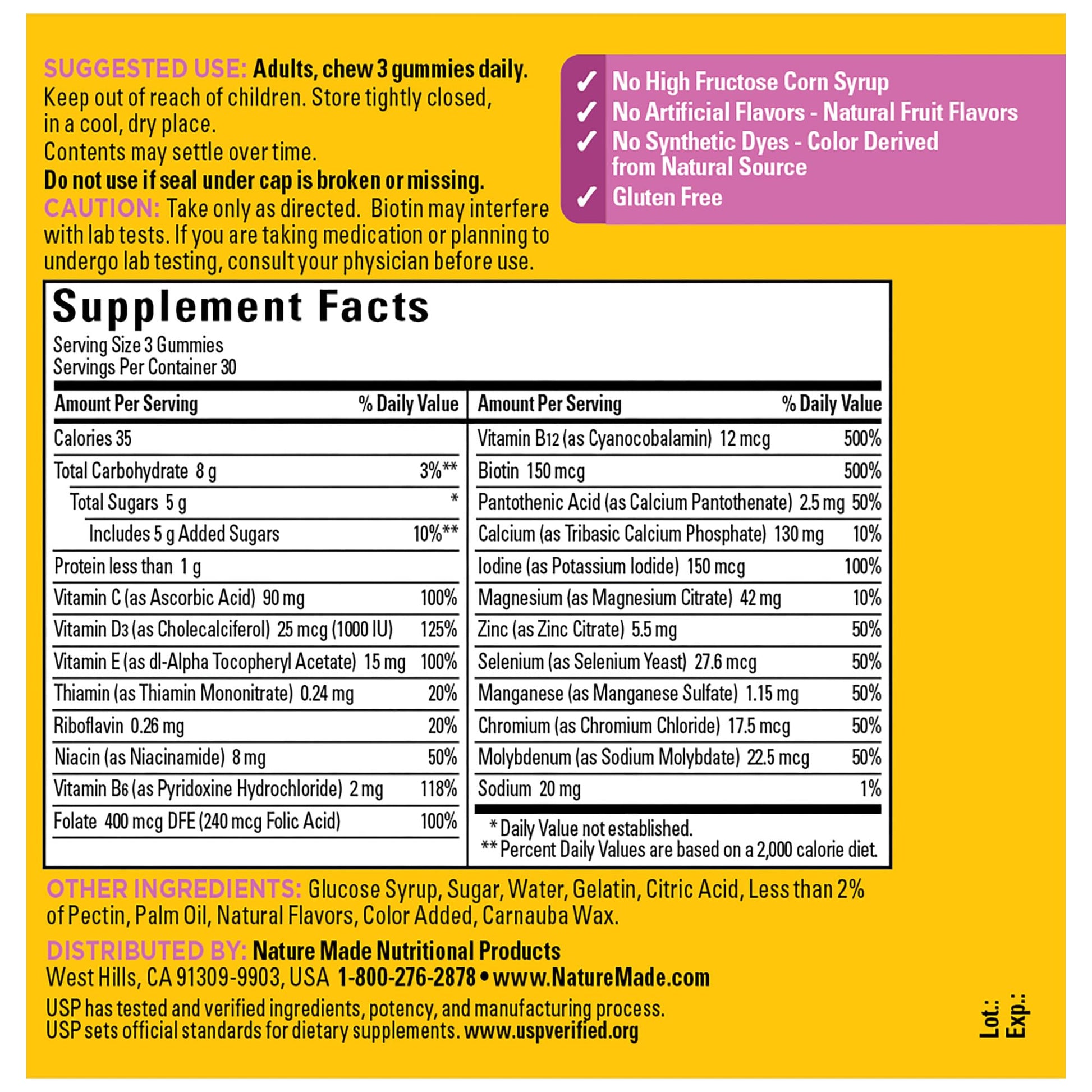 Nature Made Advanced Womens Gummy Multivitamins with Magnesium Citrate, Calcium, B Vitamins, Multivitamin Gummies for Women, 90 Multi Vitamin Gummies, 30 Day Supply Nature Made uk supplements