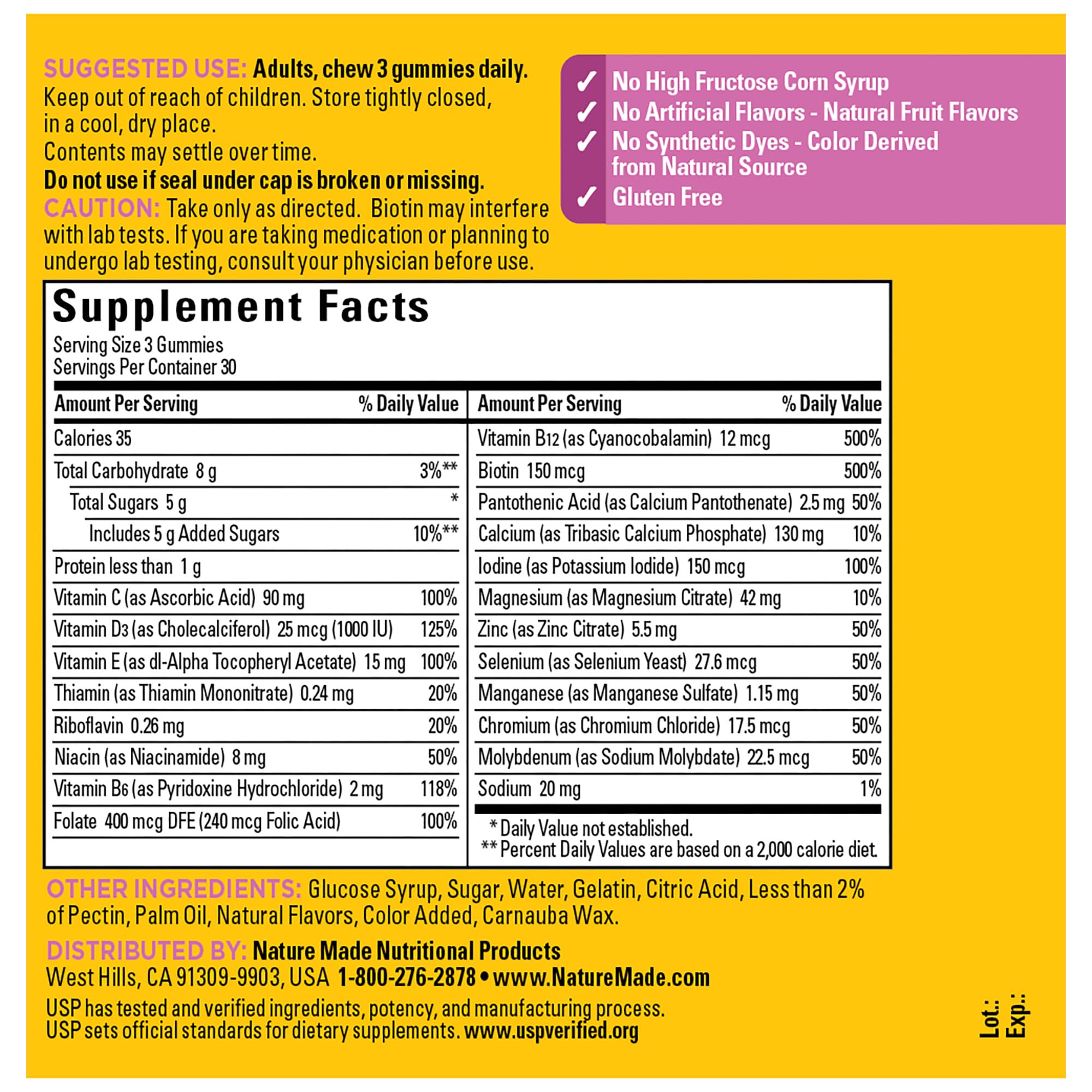 Nature Made Advanced Womens Gummy Multivitamins with Magnesium Citrate, Calcium, B Vitamins, Multivitamin Gummies for Women, 90 Multi Vitamin Gummies, 30 Day Supply Nature Made uk supplements