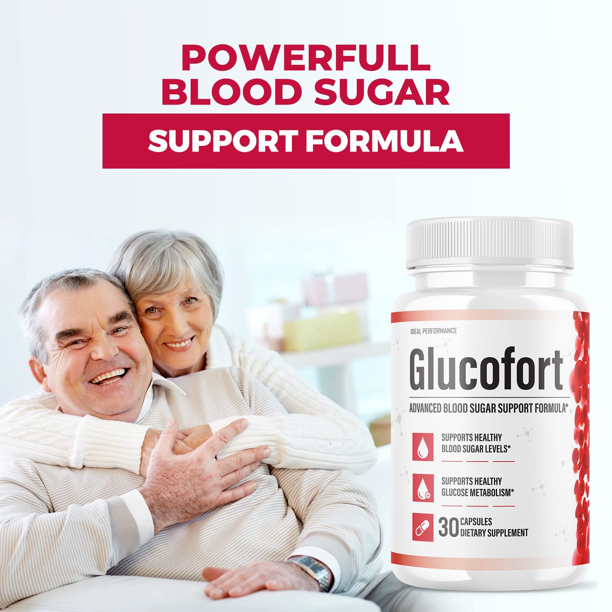 IDEAL PERFORMANCE (Official) Glucofort Supplement Support Formula (3 Pack) IDEAL PERFORMANCE uk supplements